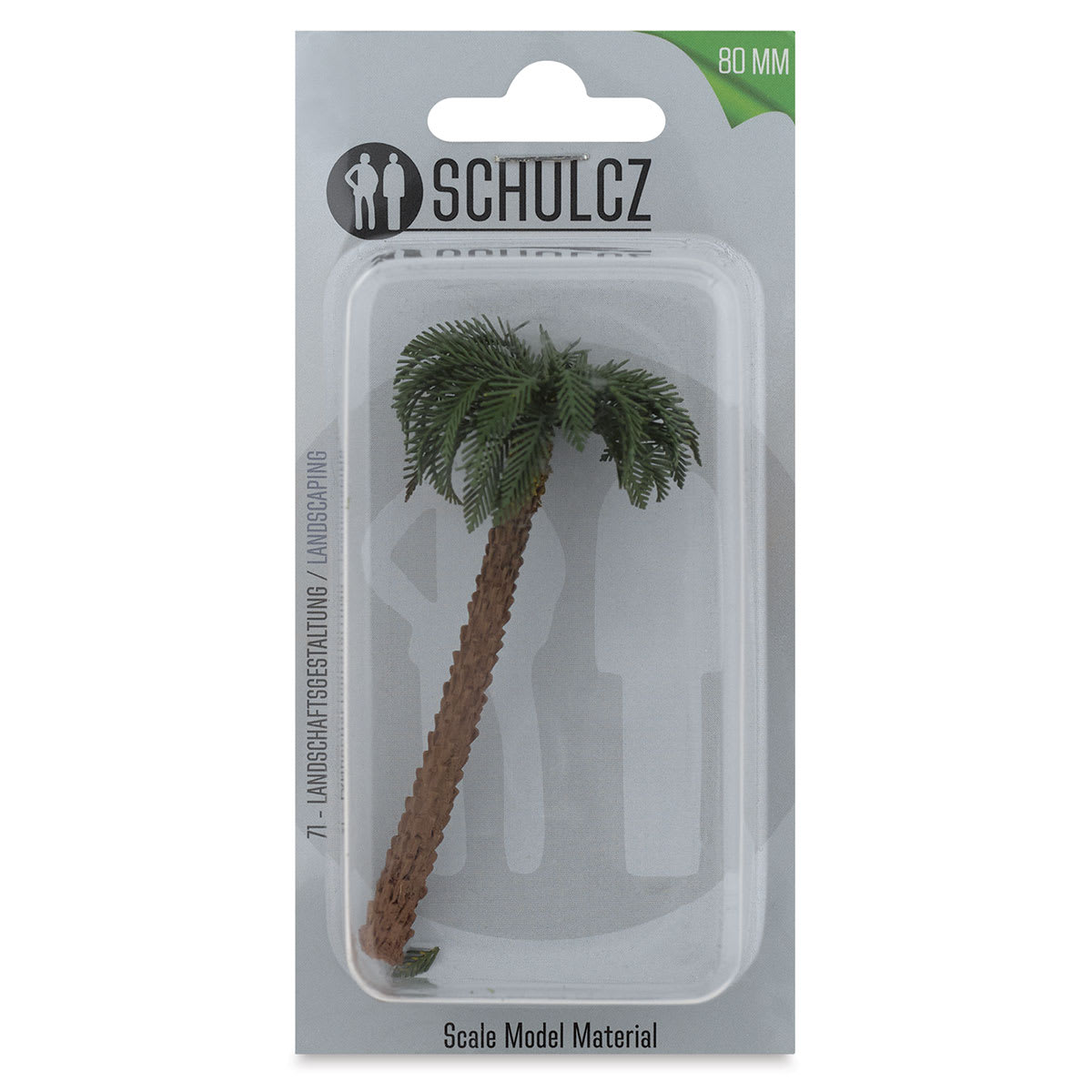 Schulcz Scale Model Trees - Palm Tree, Metal Trunk, 80 mm, Single (in package)