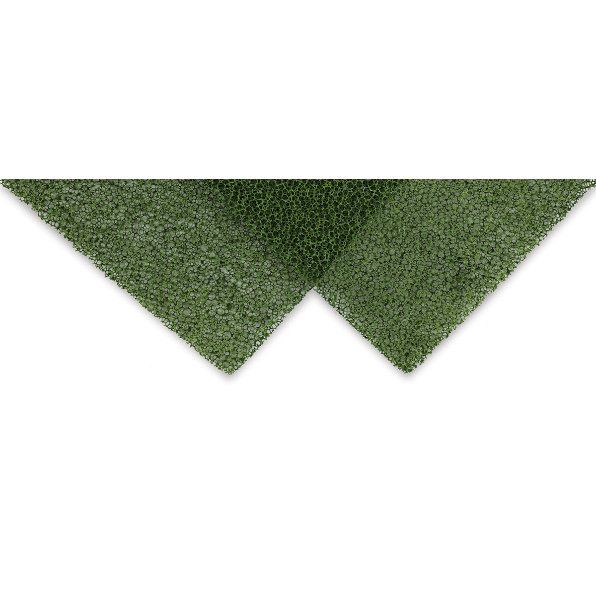 Schulcz Scale Model Plant Foam - Floral Green, Pkg of 2, Medium, 4 mm, 11-3/4" x 15-3/4" (close-up to show detail)
