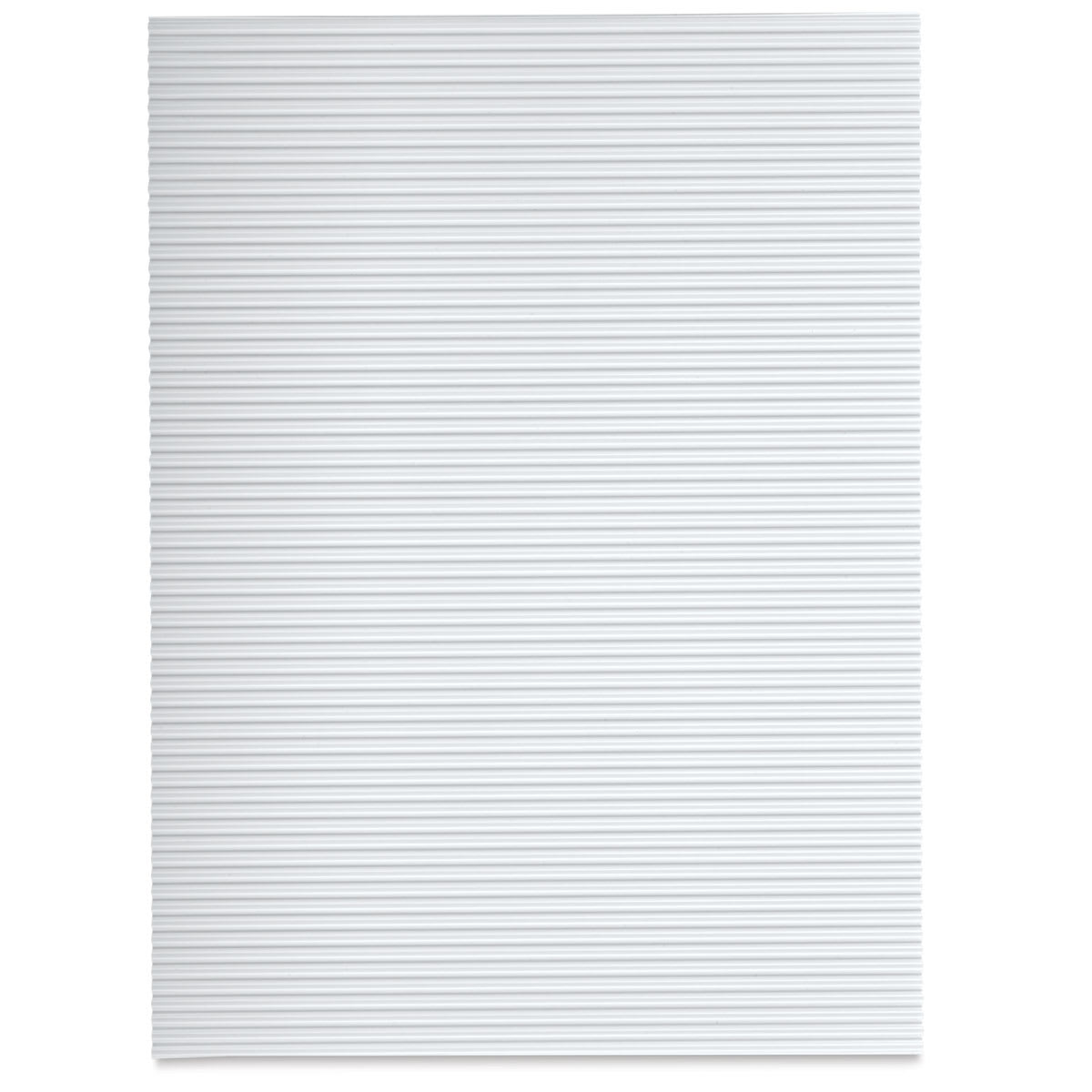Schulcz Structured Plastic Sheet - Polystyrene, White, 6 mm, 7-5/8" x 11-3/4" (product out of package)