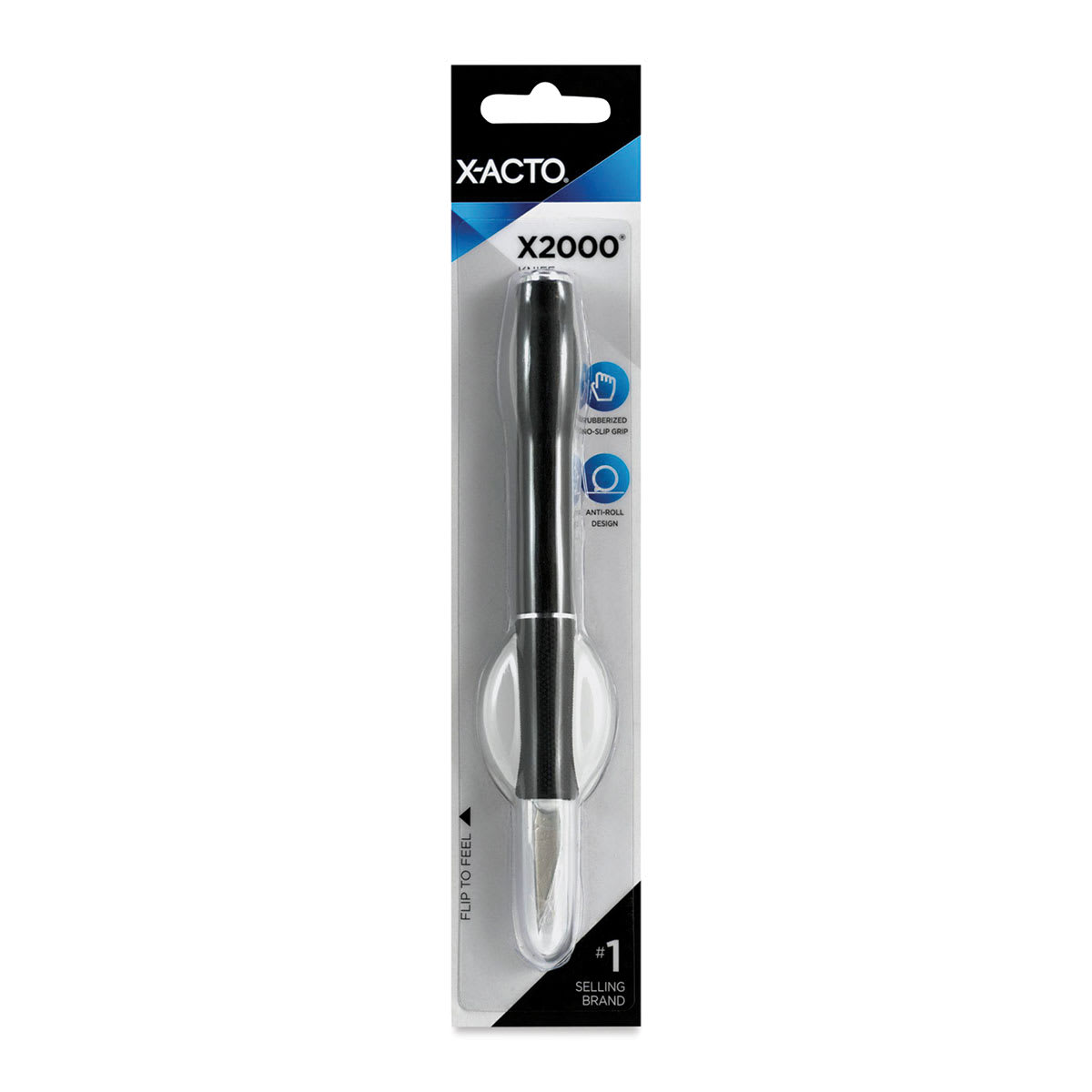 X-Acto X2000 Knife - Front of blister package showing capped knife