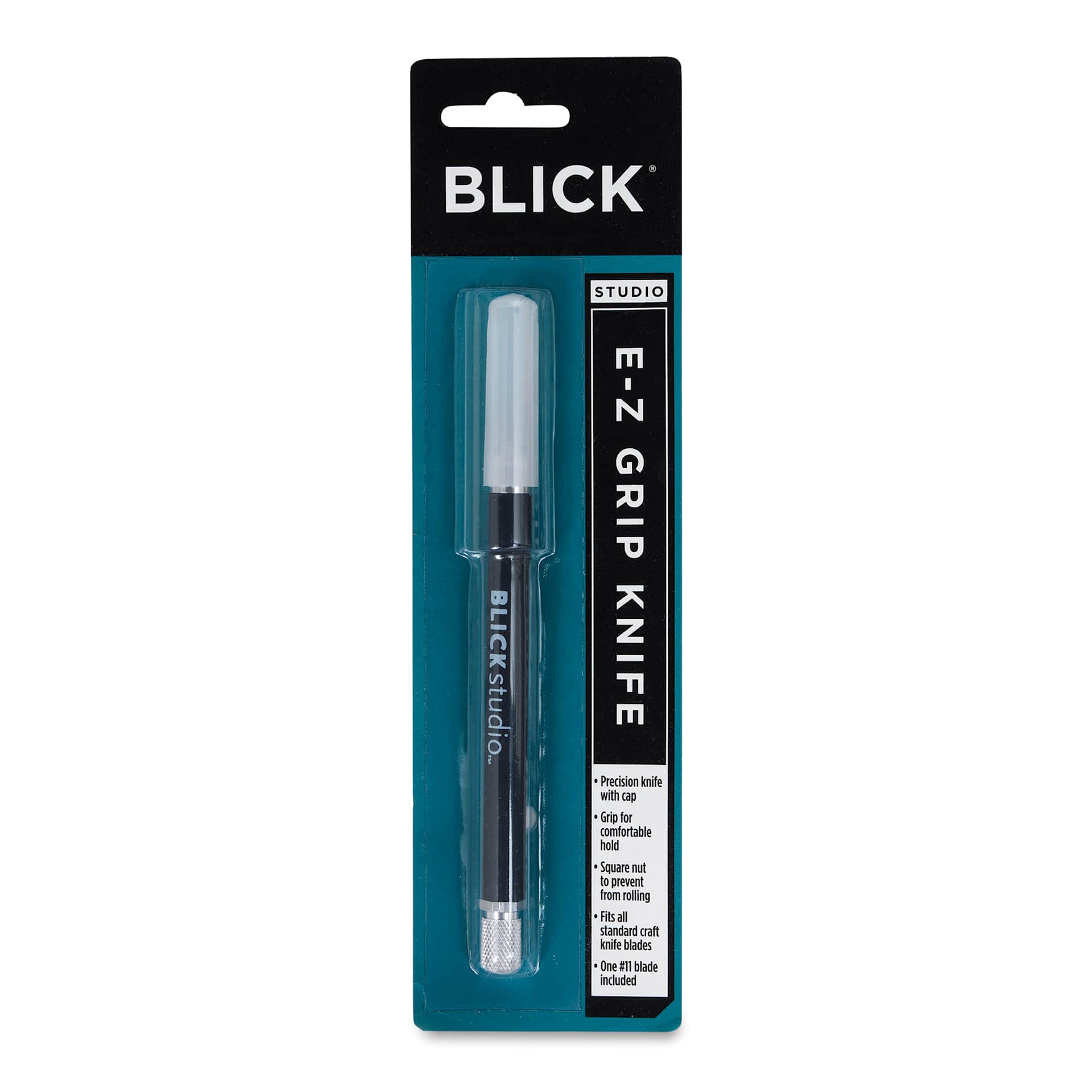 Blick E-Z Grip Knife - Black, front of packaging