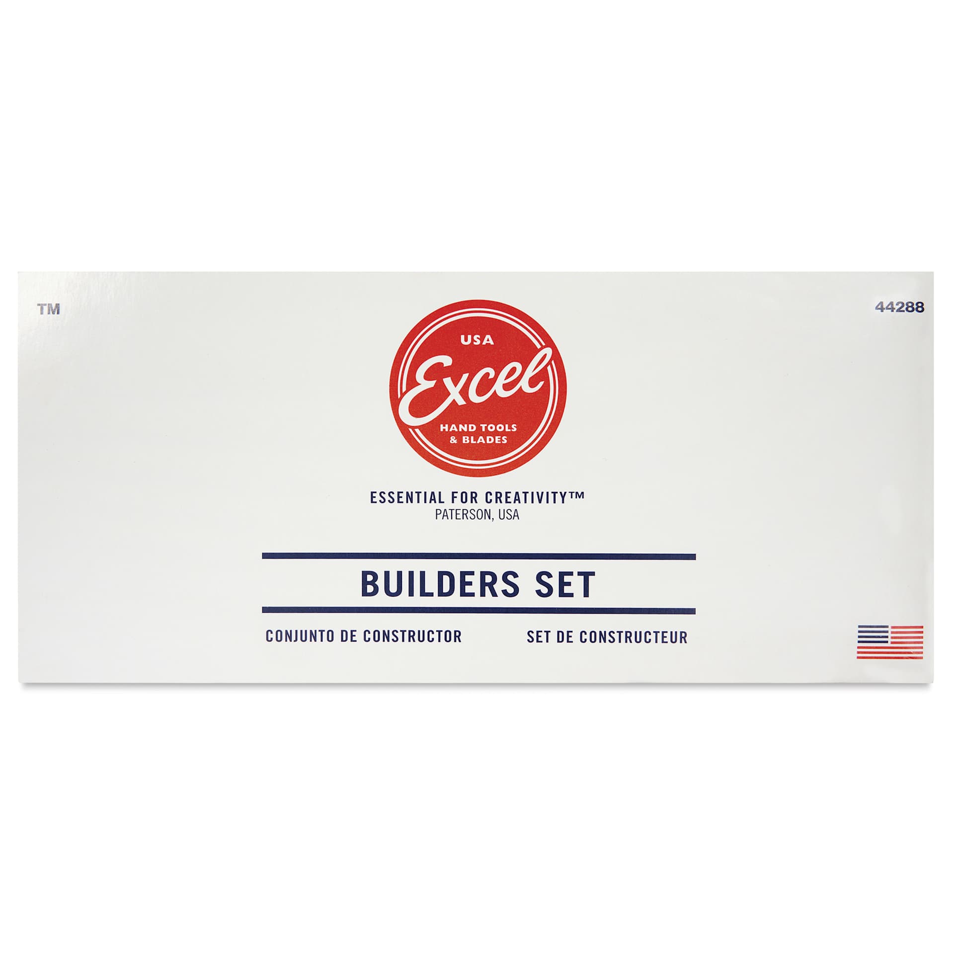 Excel Blades Builder's Knife and Hobby Tool Set - front of packaging