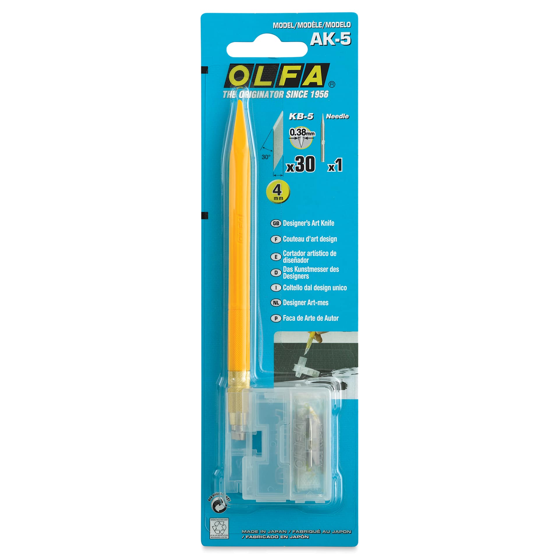 Olfa Designer Graphic Art Knife, front of the packaging