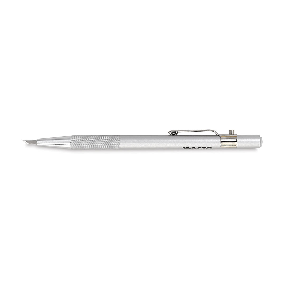 X-Acto #9 Retractable Knife - Knife shown horizontally with blade extended X-Acto #9 Retractable Knife - Knife shown horizontally with blade extended