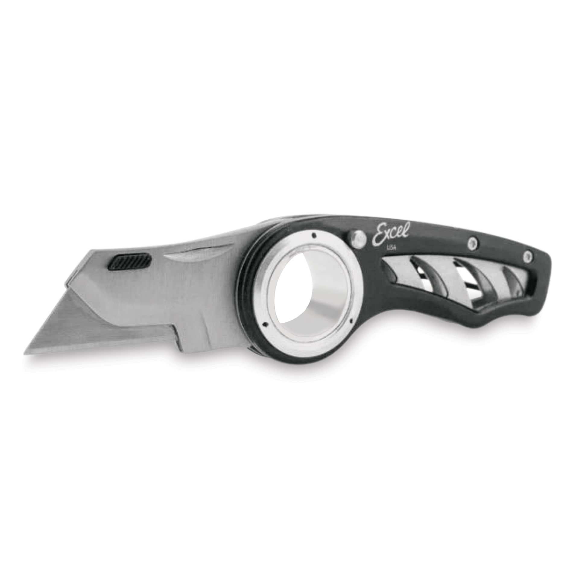 Excel Blades K60 Revo Folding Utility Knife, unfolded