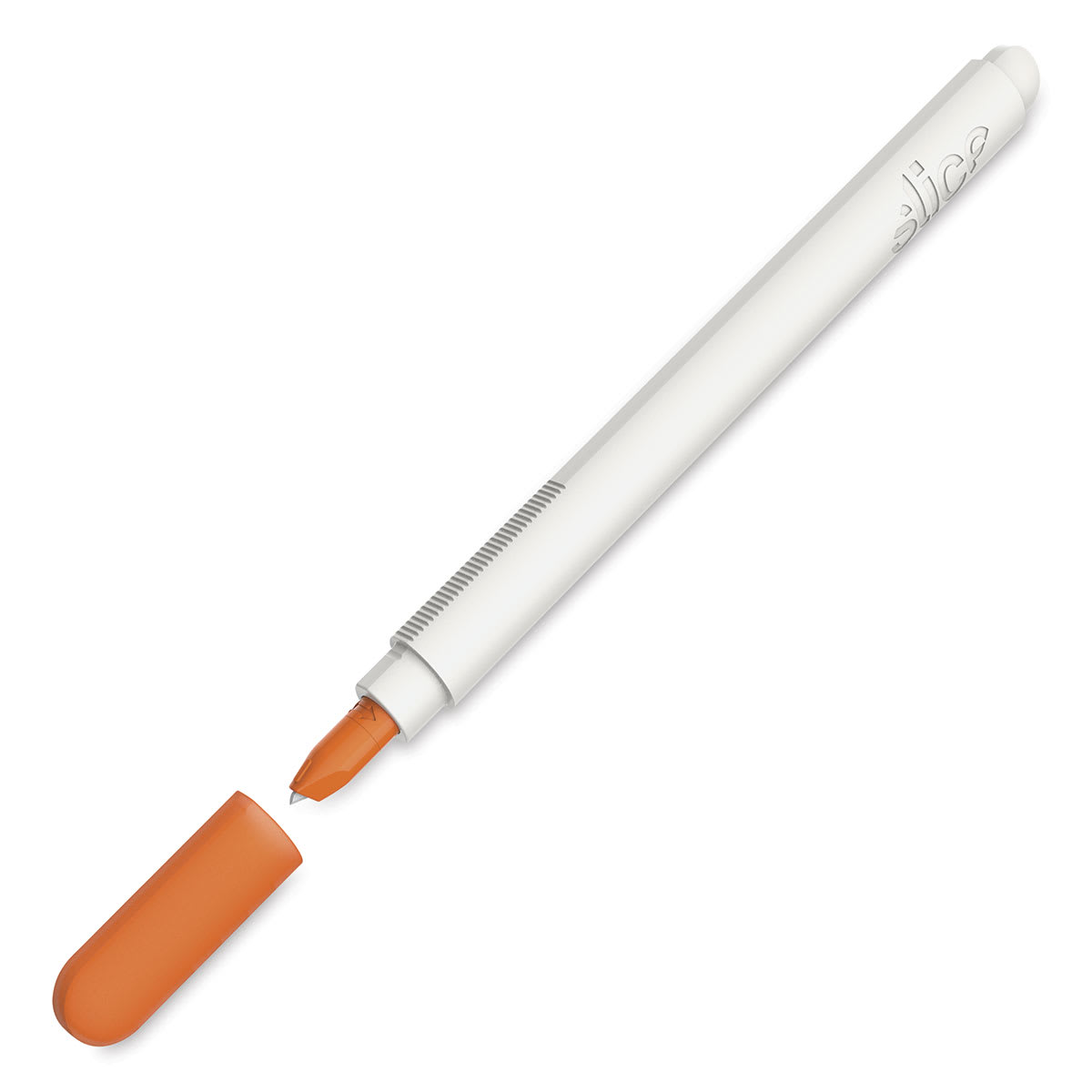 Slice Ceramic Precision Cutter - Angled view of Cutter with Cap removed to show blade