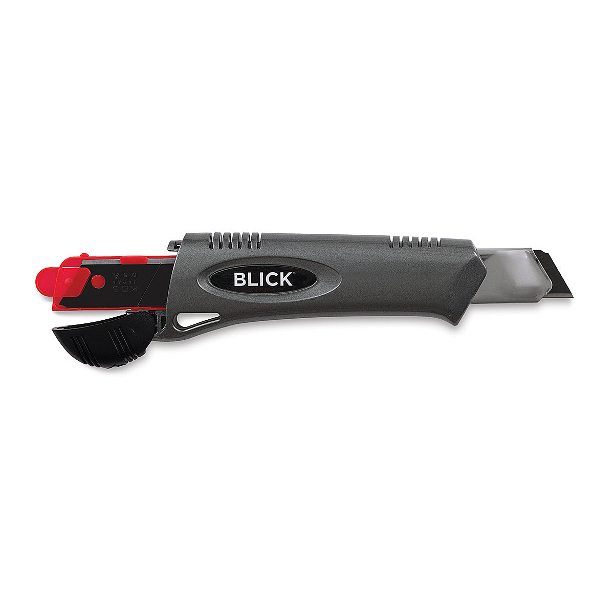 Blick Premier Twist Lock Knife - Knife showing blade replacement compartment open 