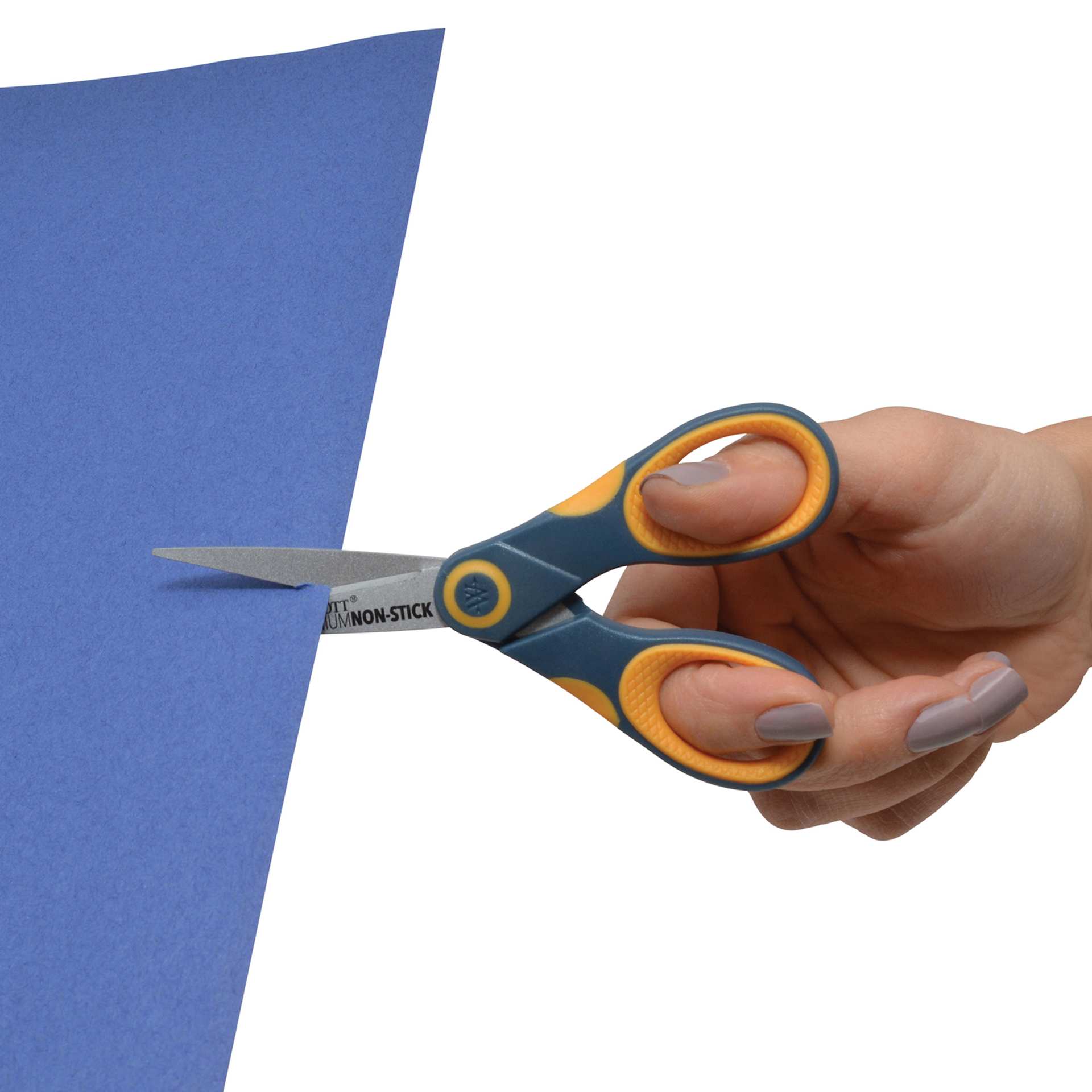 Westcott Straight Titanium Bonded Non-Stick Scissors - 5" cutting paper