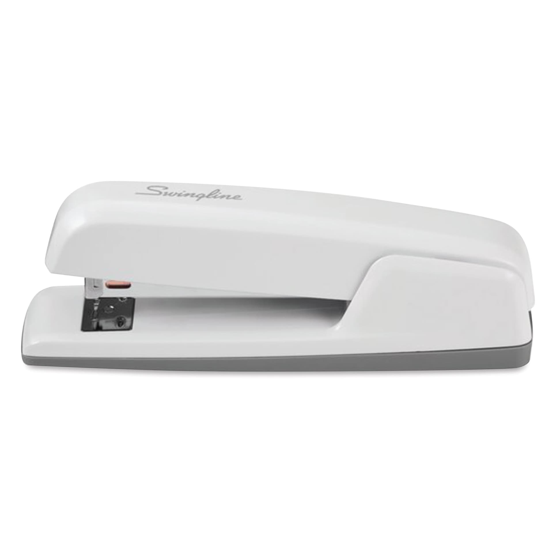 Swingline 747 Business Stapler - Arctic White side angle