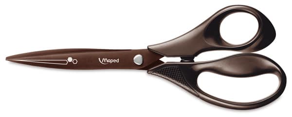 Expert Titanium Scissors - 8" Scissors shown horizontally and closed