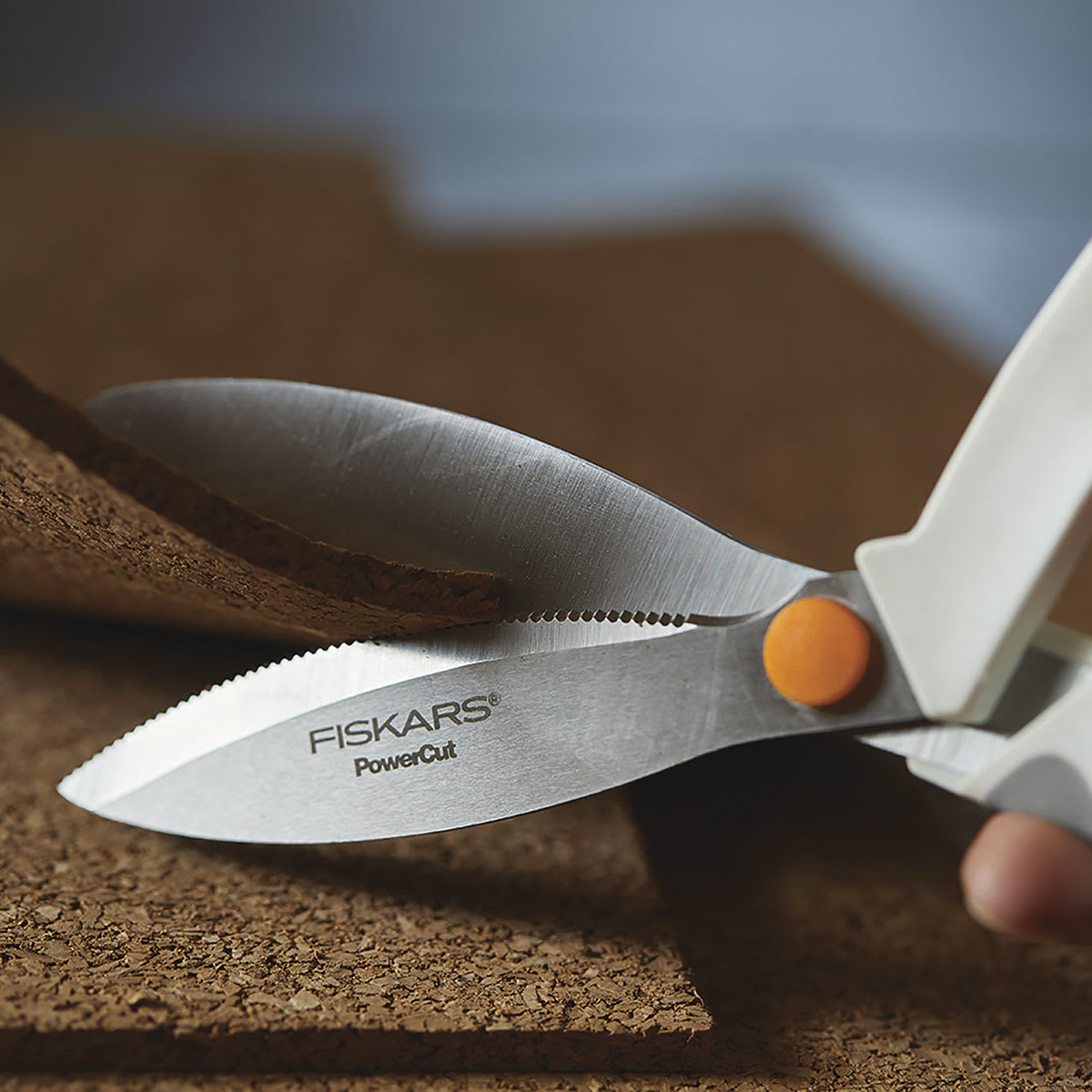 Fiskars PowerCut Shears (Shown in use)