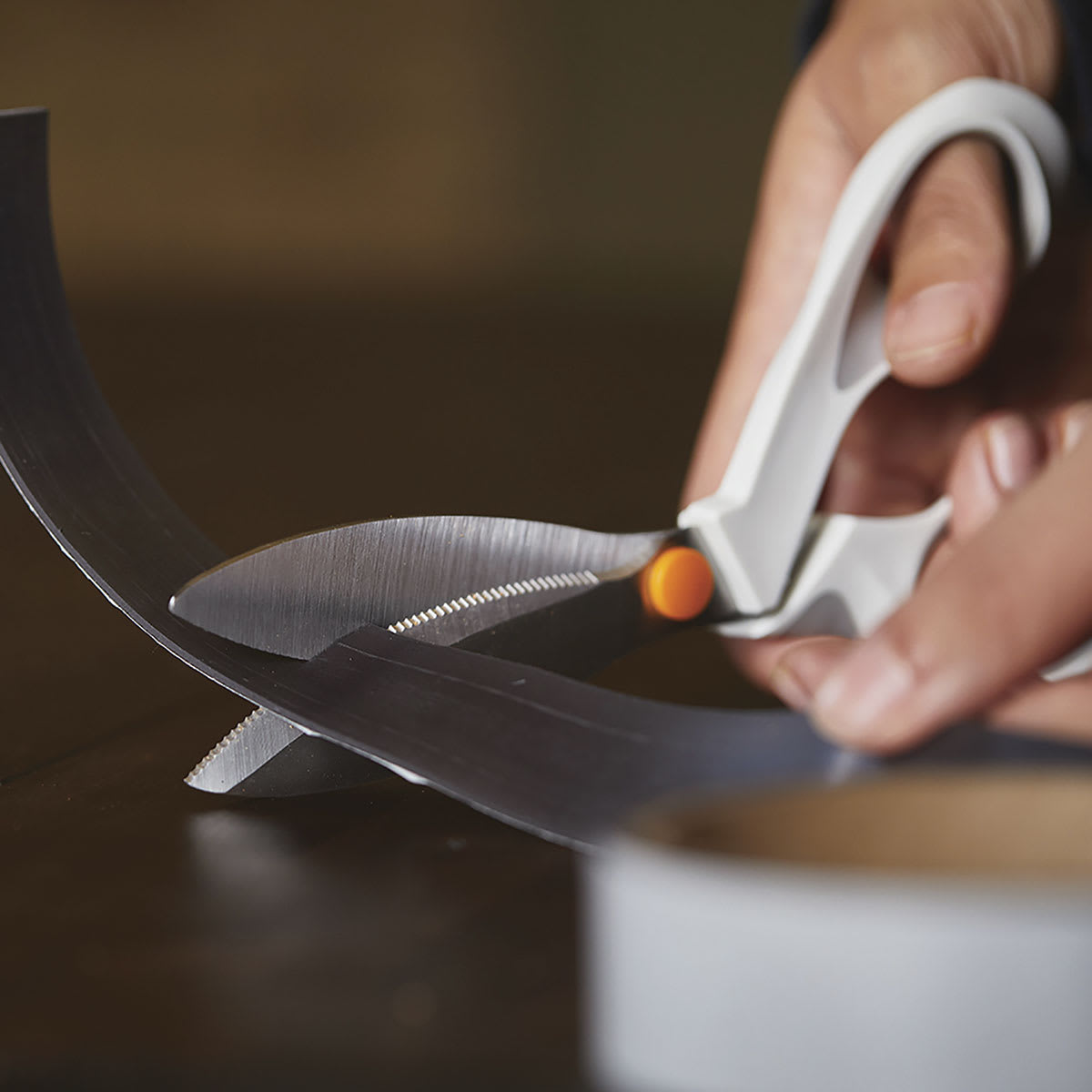 Fiskars PowerCut Shears (Shown in use)