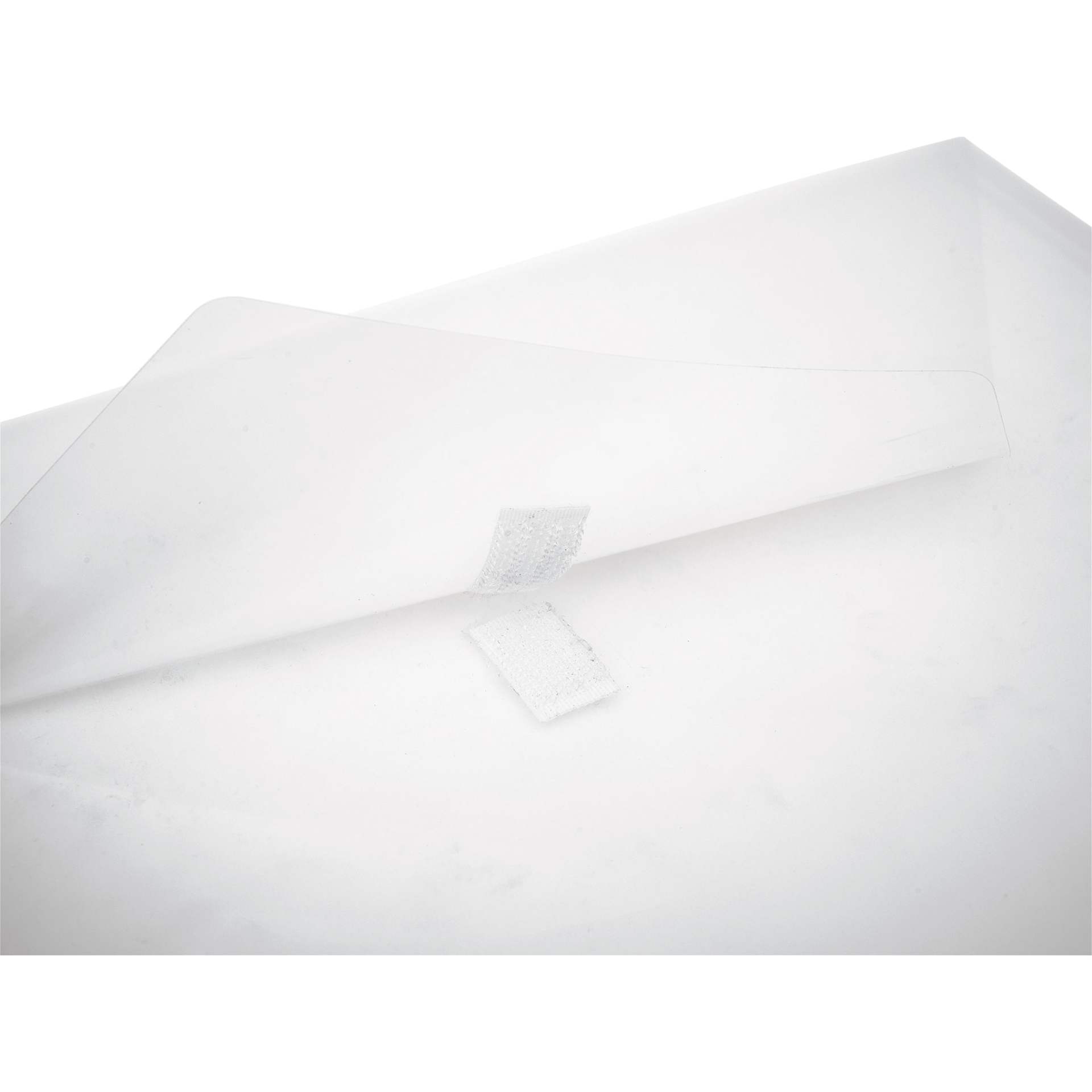 Itoyo Poly Envelope - Letter, Side Loading, close-up of closure