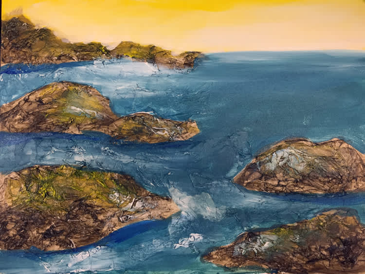 Blick Painting Parties- Seascape