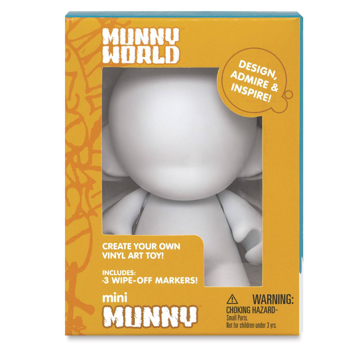 Kidrobot Reusable Munny with Wipe-Off Markers