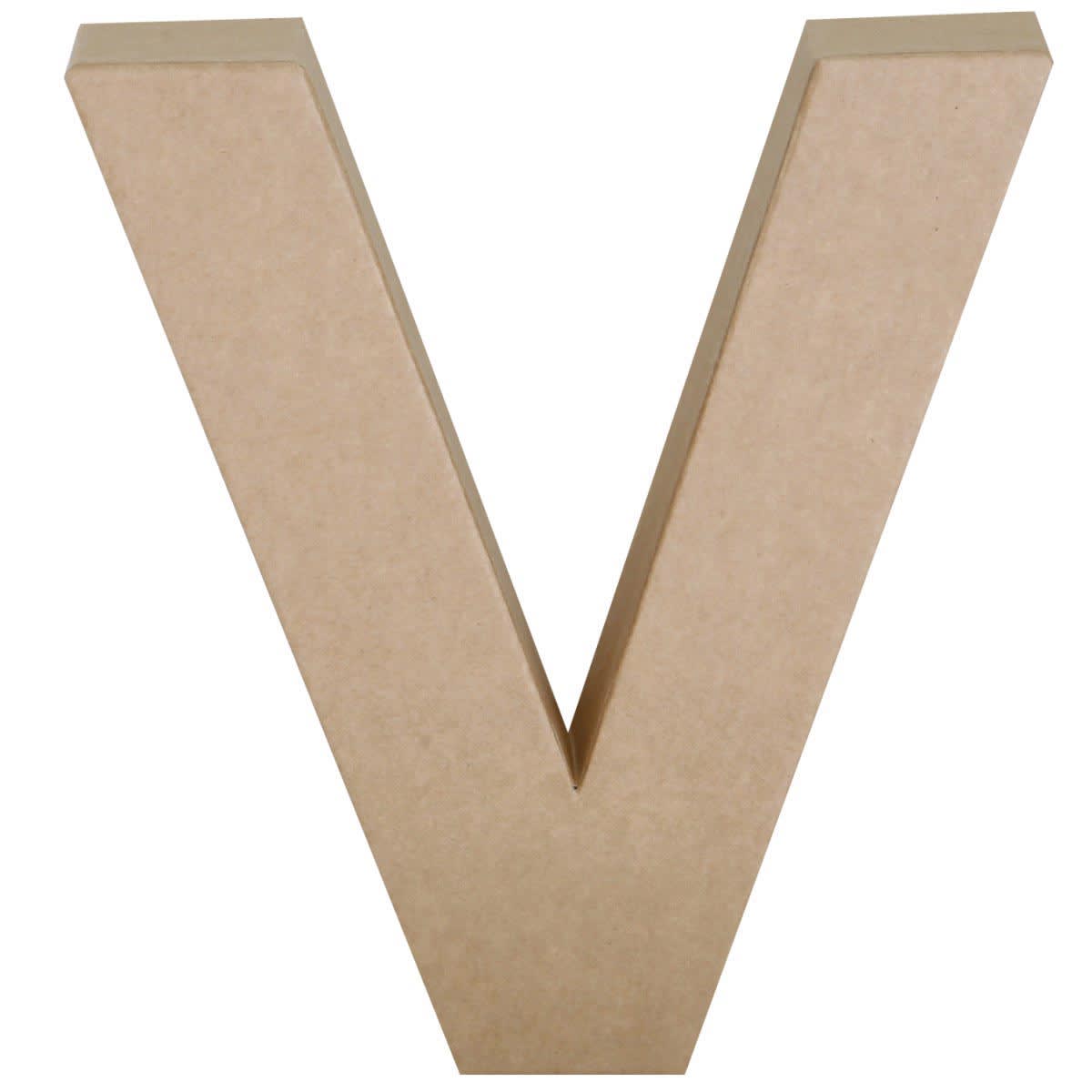 Paper Mache Letters & Numbers V