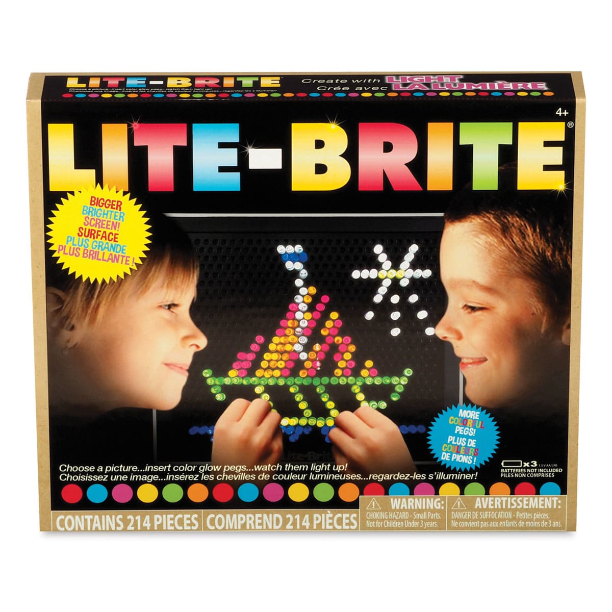 Lite Brite - 214 Pieces (packaging)