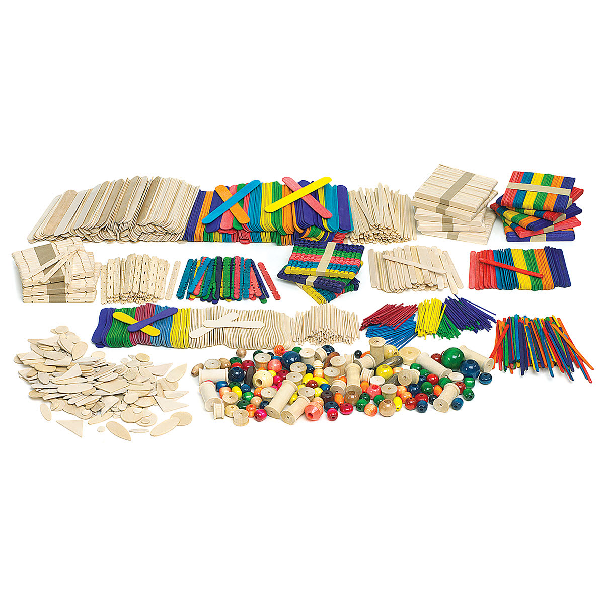 Wood Crafts Classroom Activities Box - Components of Assortment shown