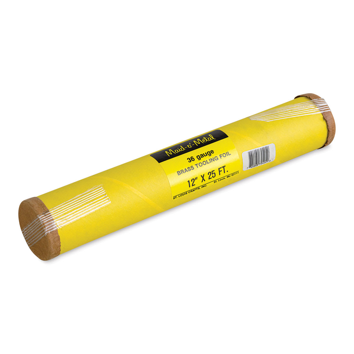Pure Metal Tooling Foil - 12" x 25 ft, Brass - front of packaging
