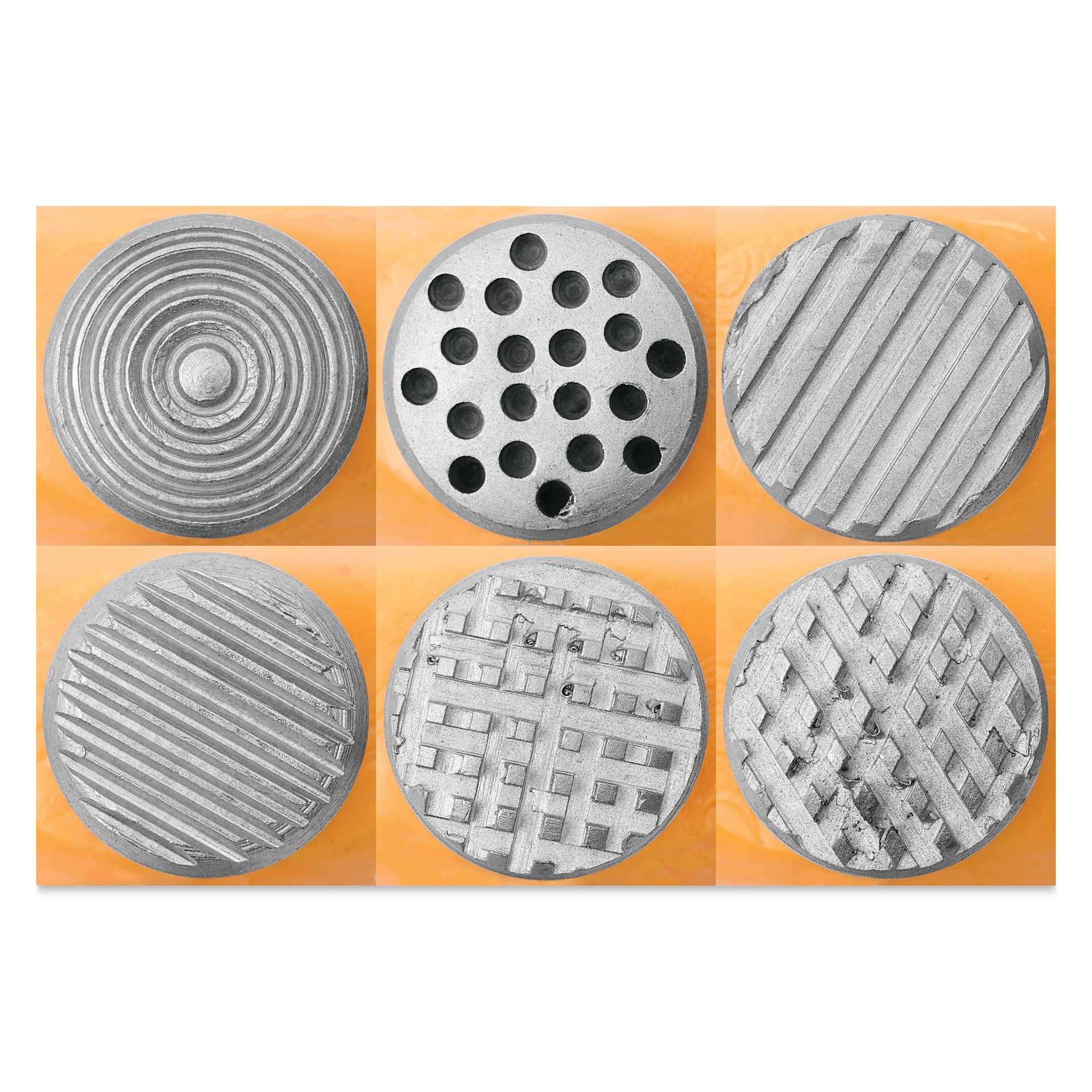 Hawk 6-in-1 Texture Hammer different patterned heads
