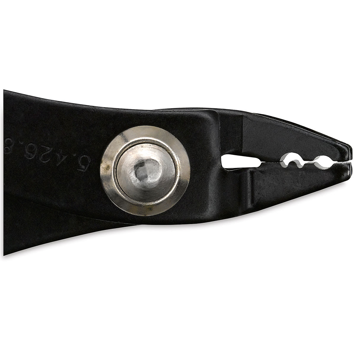 Beadalon Crimper - Closeup of Crimper end closed

