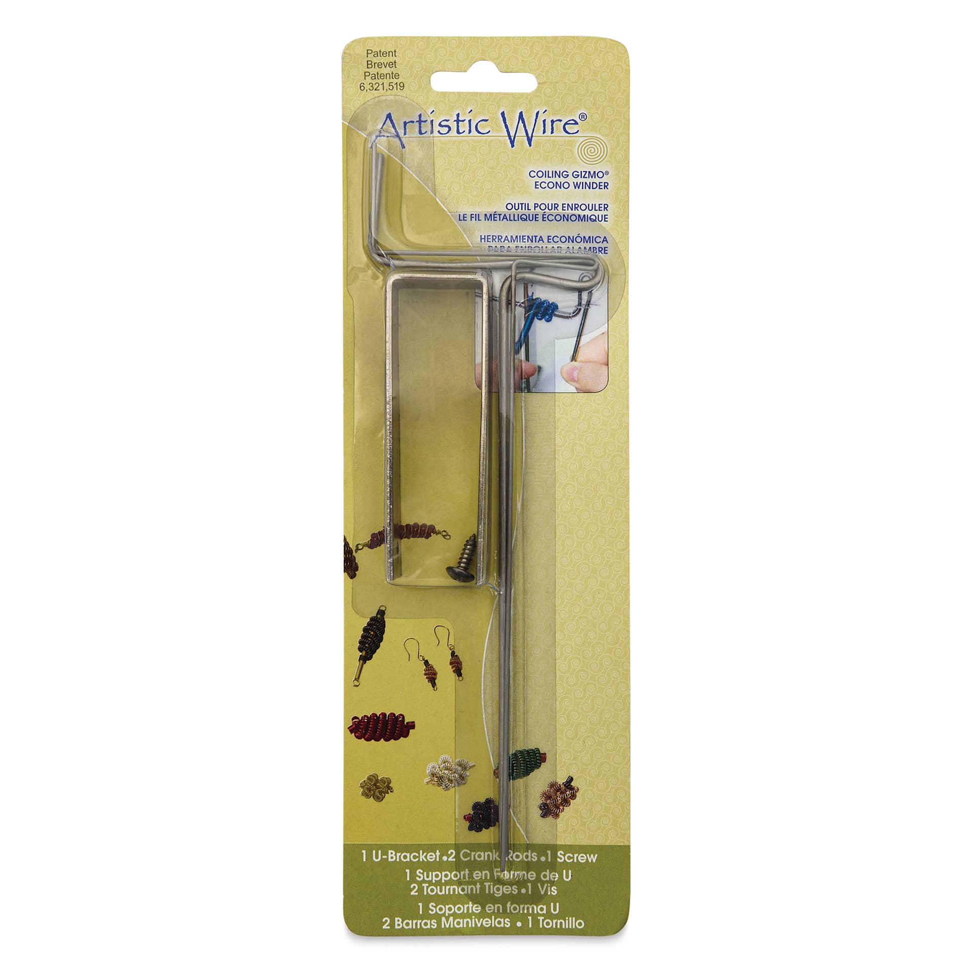 Artistic Wire Coiling Gizmo front of packaging