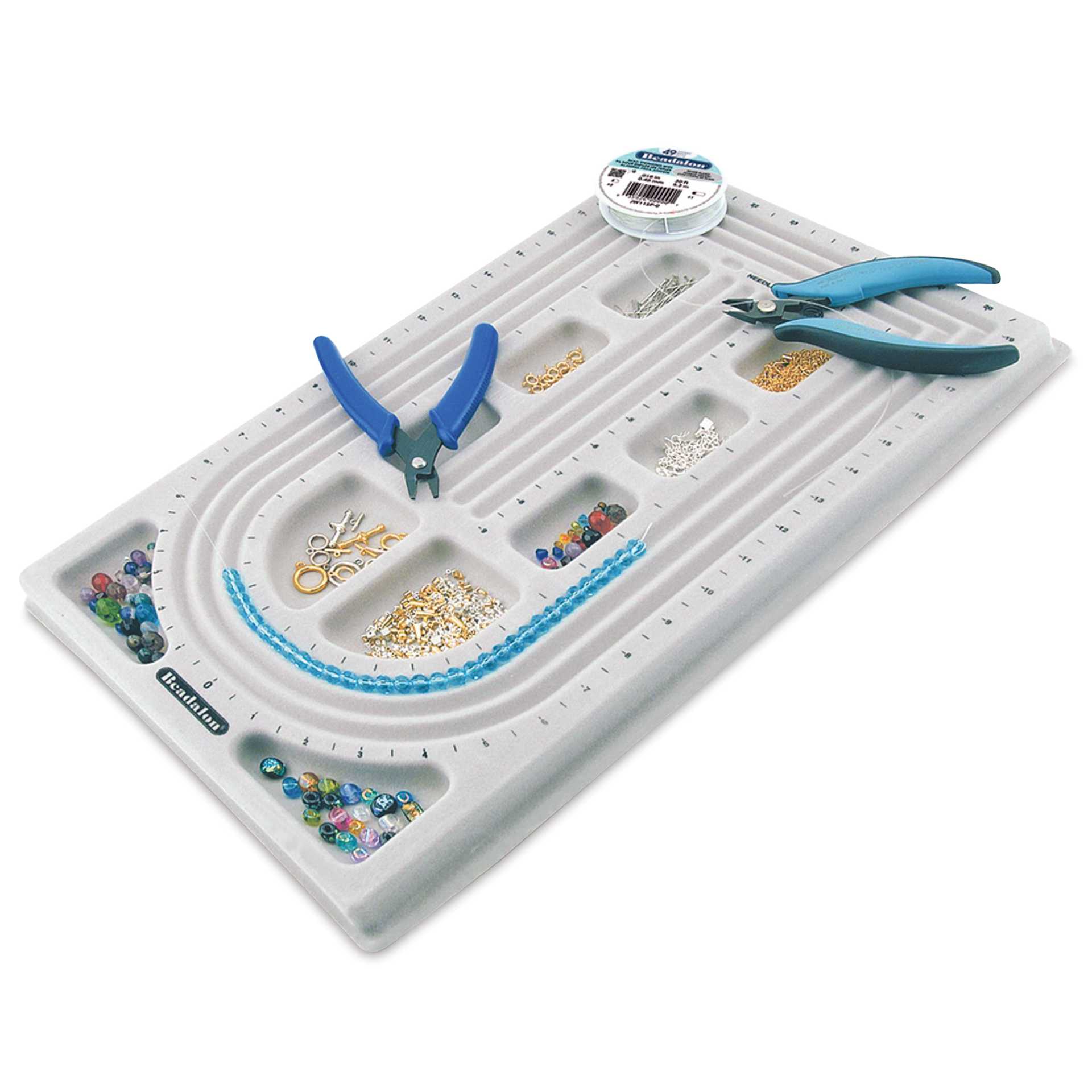 Beadalon Bead Board - 46" in use (beads and crafting supplies not included)