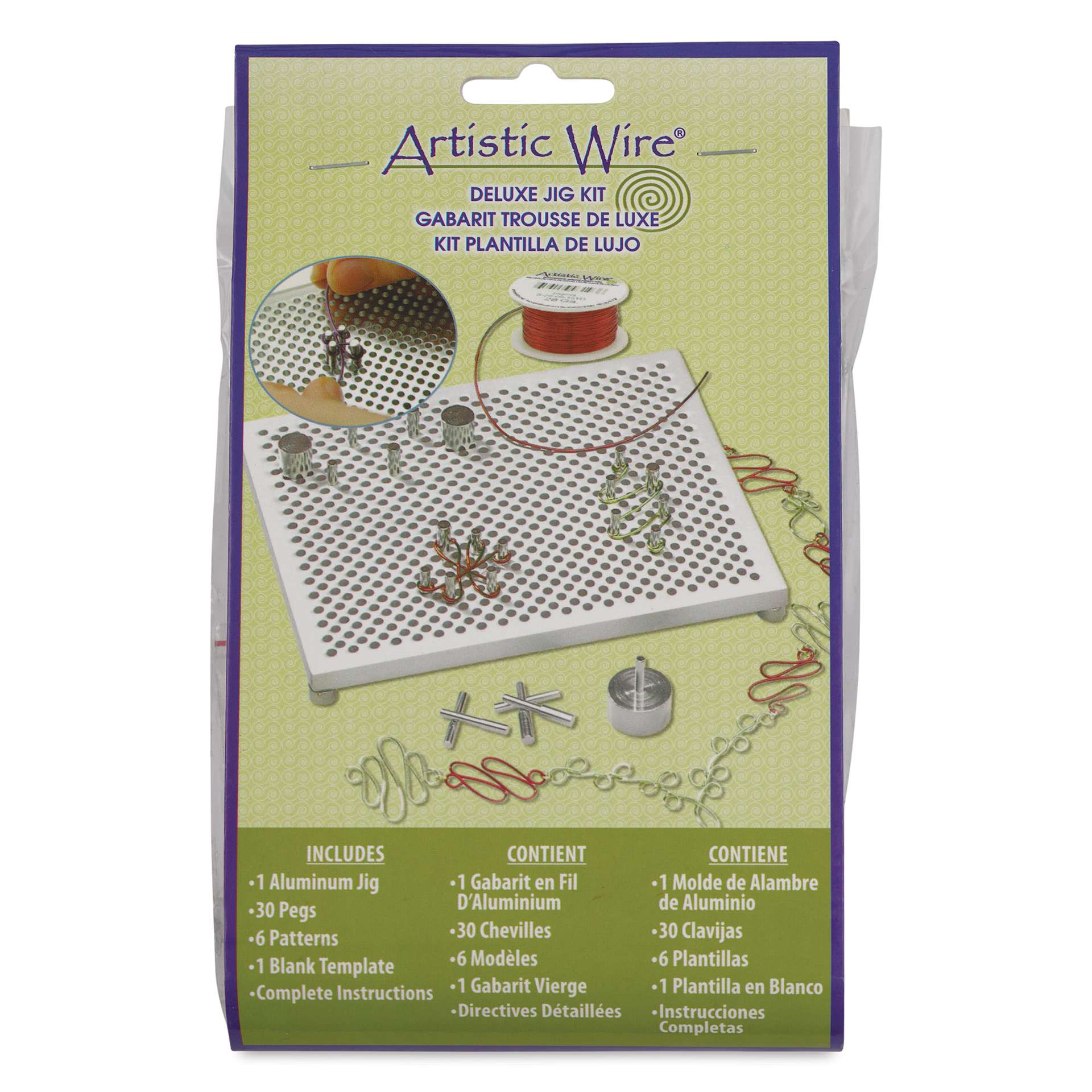Artistic Wire Thing-A-Ma-Jig - Deluxe shown with pegs and finished designs