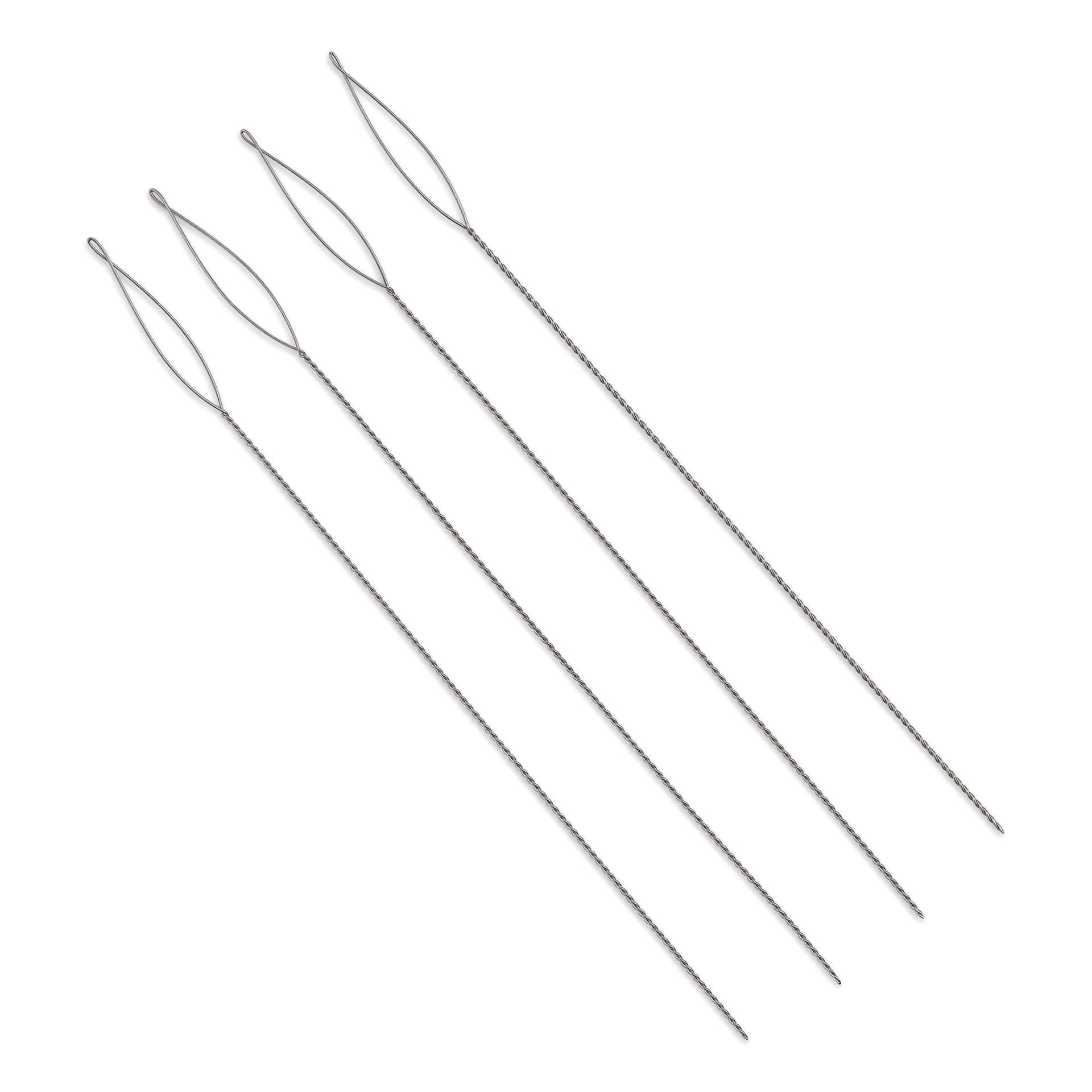 Beadalon Hard Beading Needles - Medium, Pkg of 4