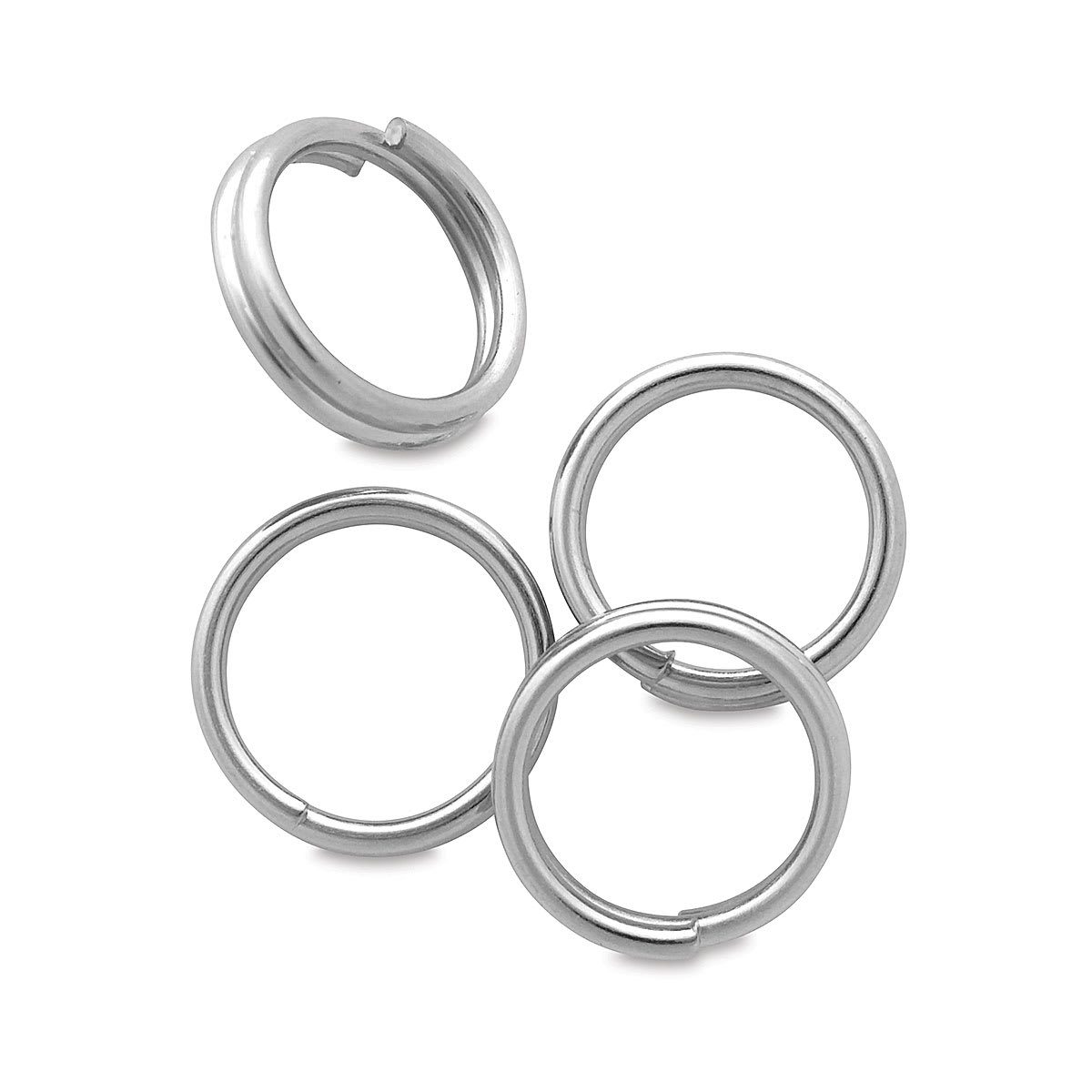 Split Jump Ring, 6 mm, Pkg of 36