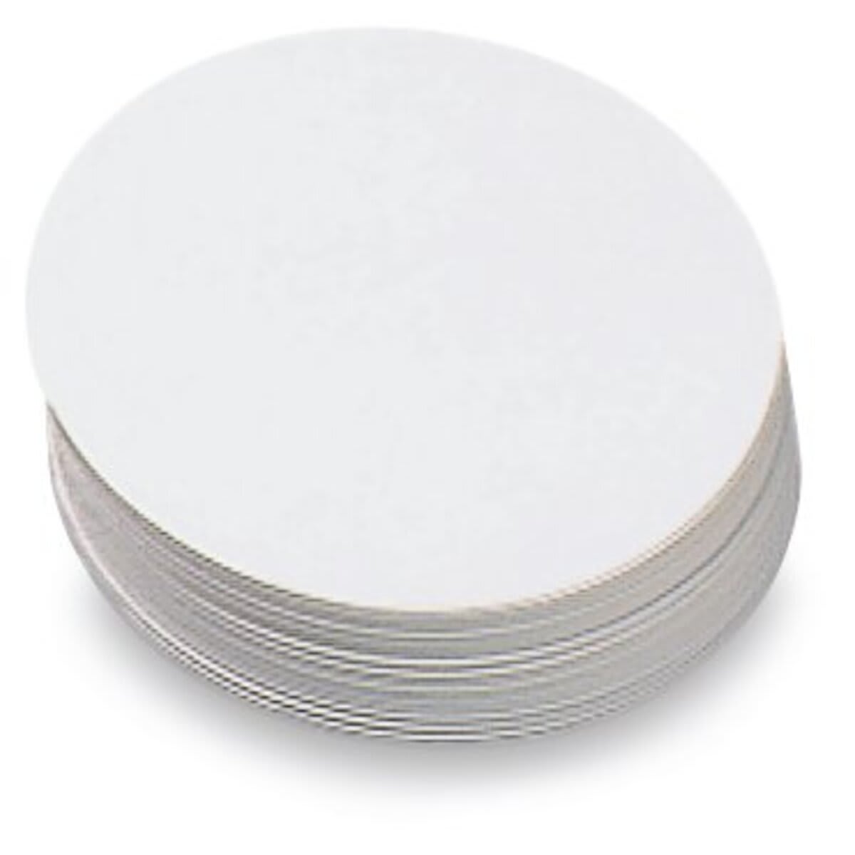 Paper Button Circles - White, 2.25" diameter, Pkg of 104