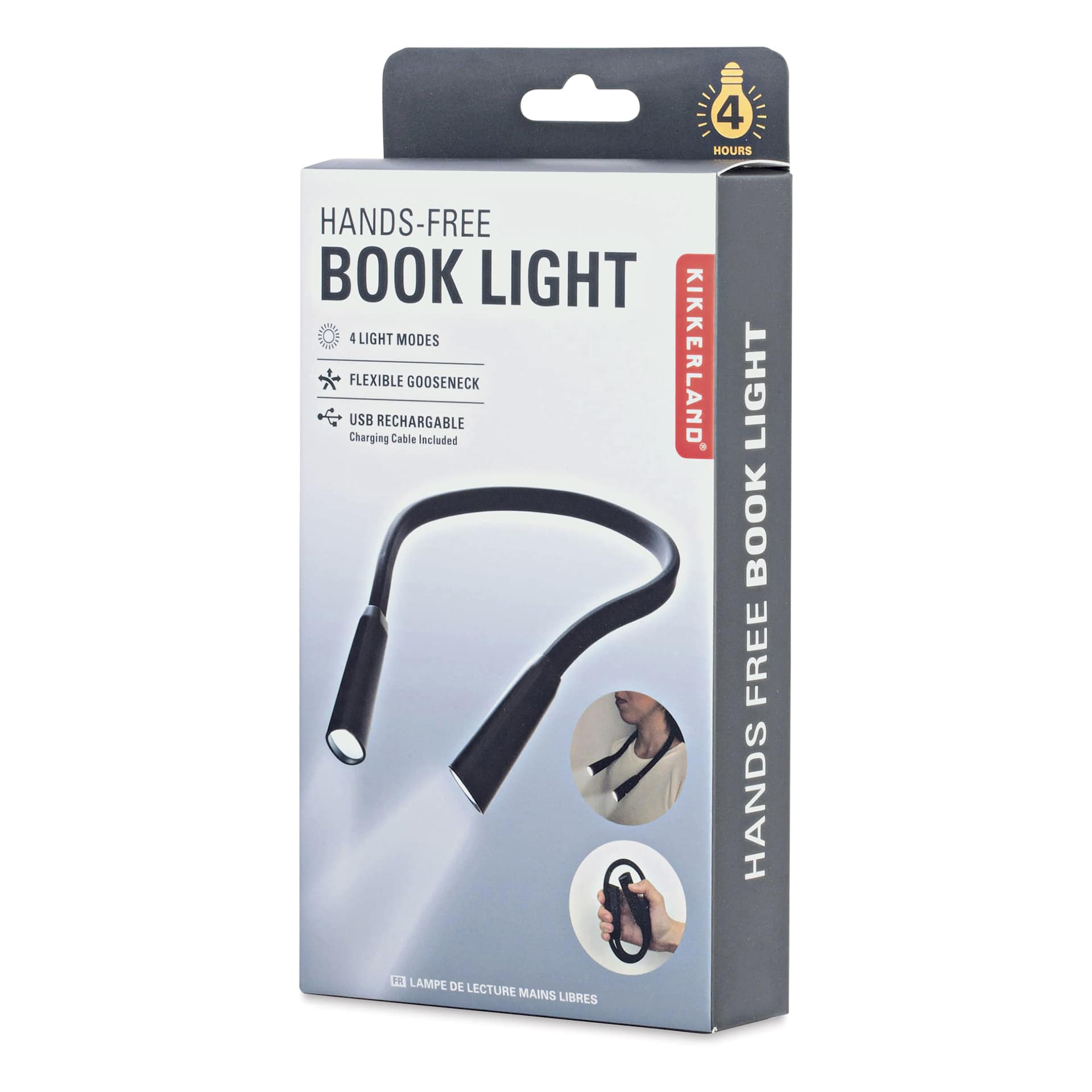 Kikkerland Hands-Free Book Light, packaging