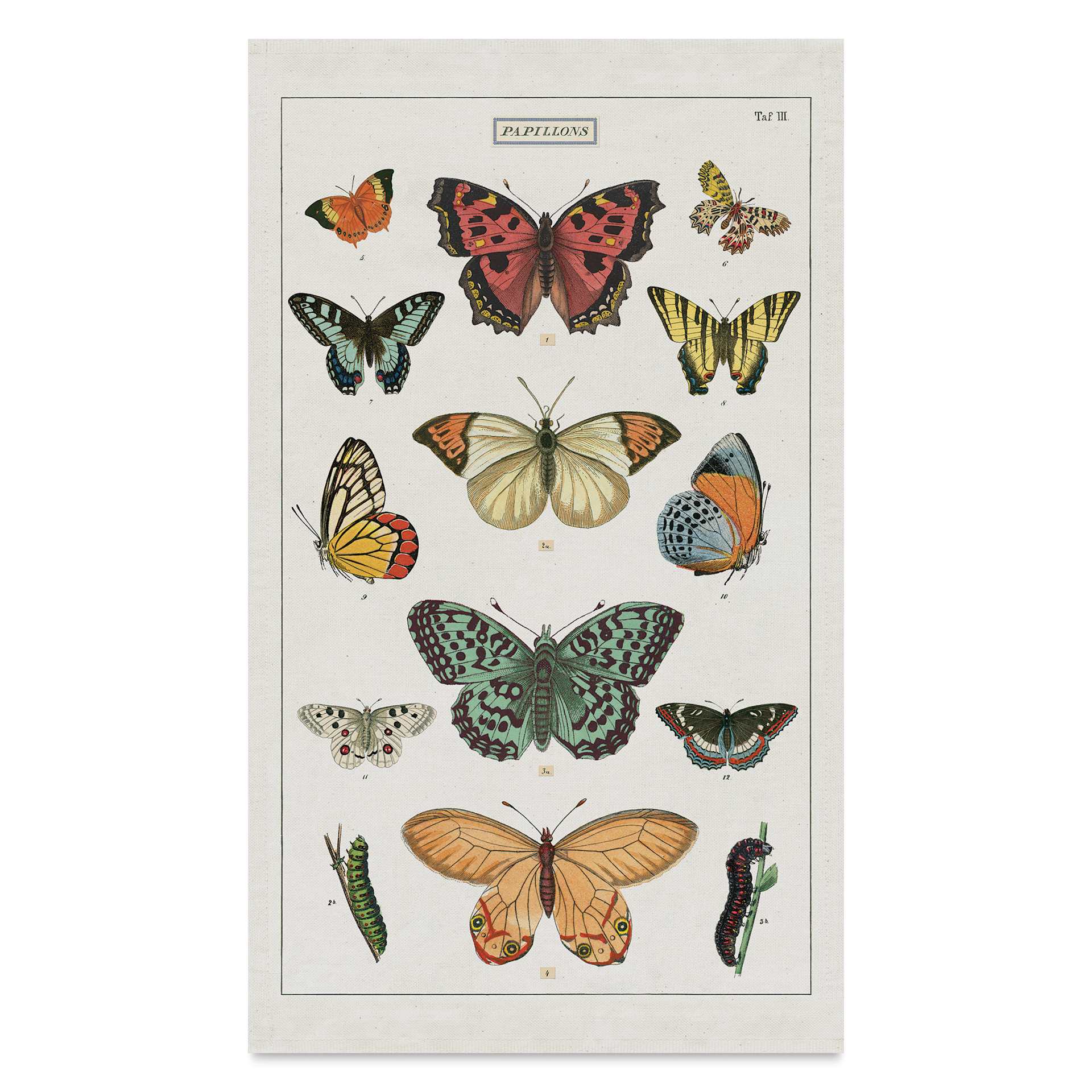 Cavallini Butterflies Tea Towel