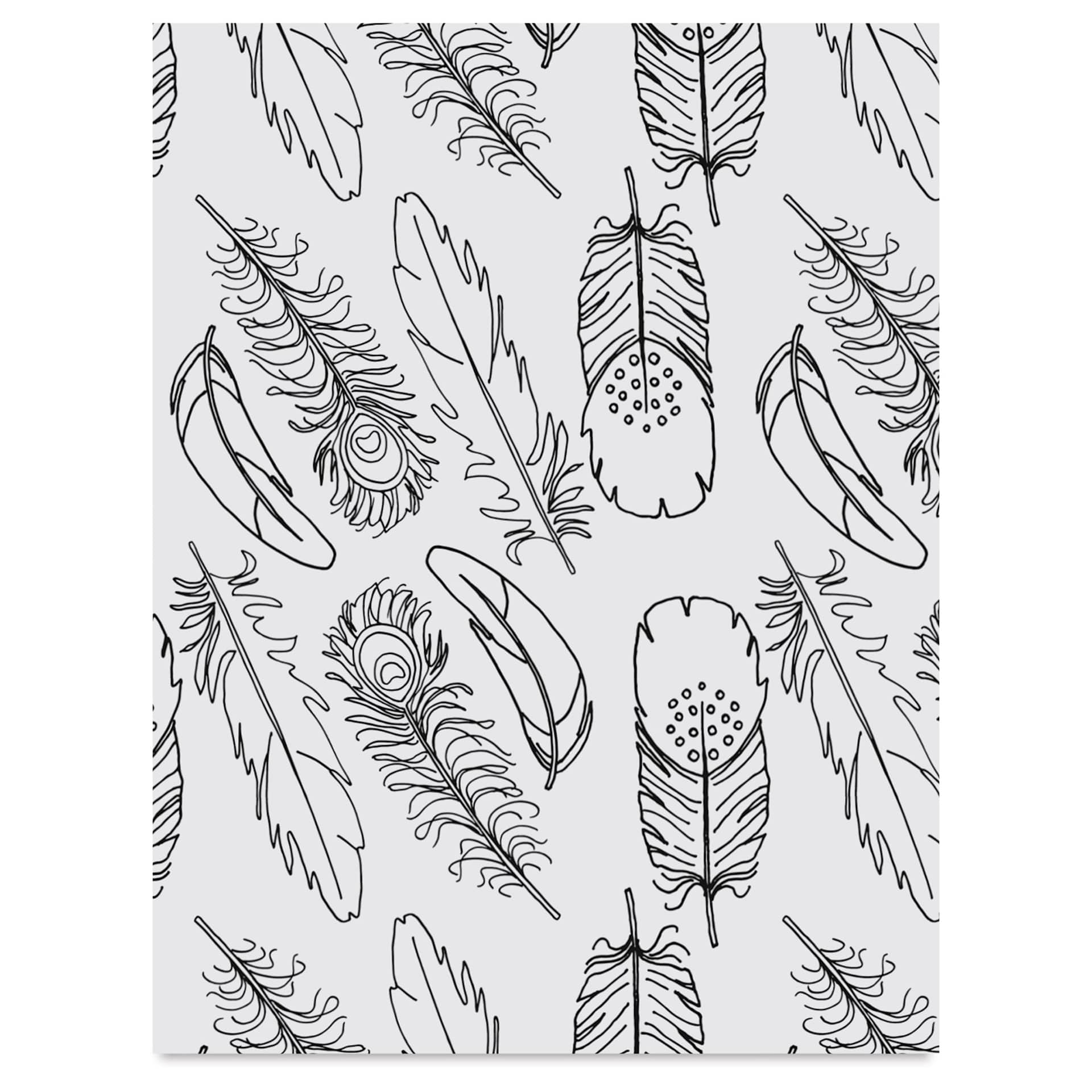 Grafix Artist Series Shrink Film - Feathers Design by Gina Lee Kim