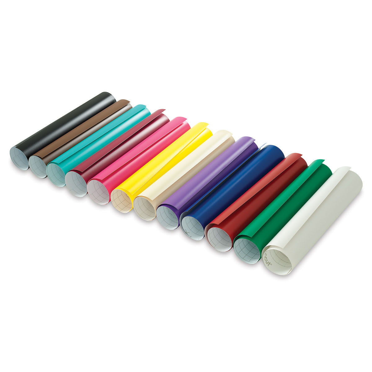 Cricut Removable Premium Vinyl - Variety Sampler, 12 Sheets to show included colors