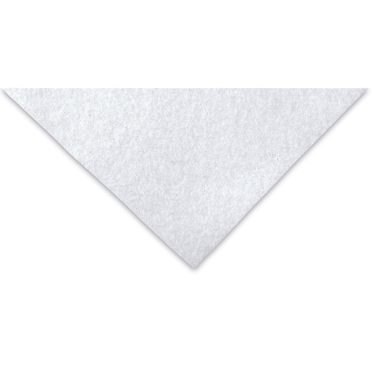 Kunin Glitter Felt - Closeup of corner of White Felt