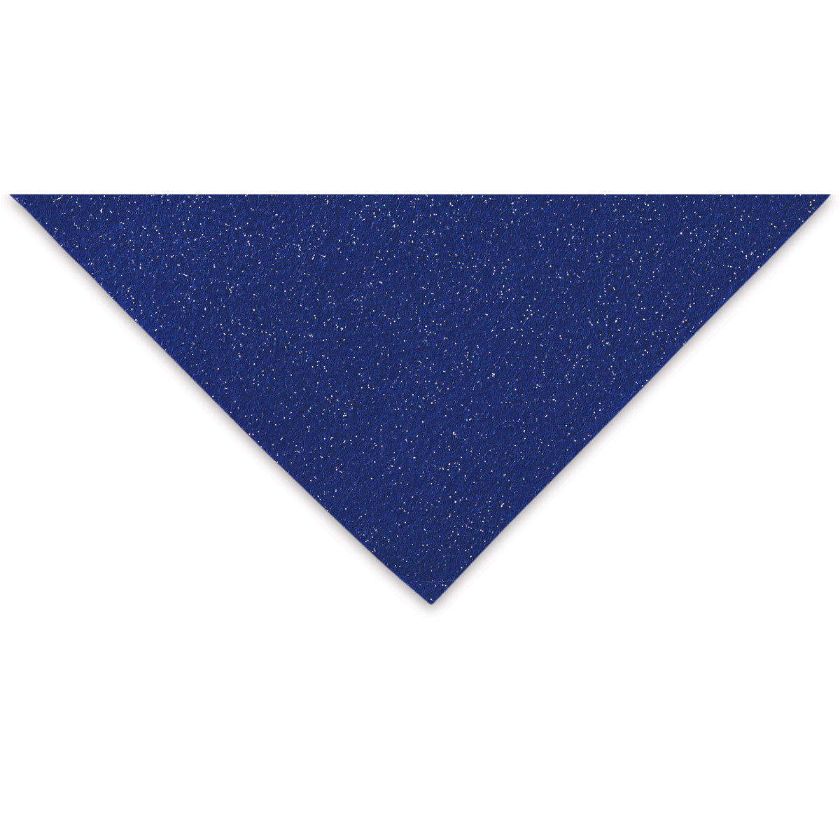 Kunin Glitter Felt - Closeup of corner of Royal Blue Felt