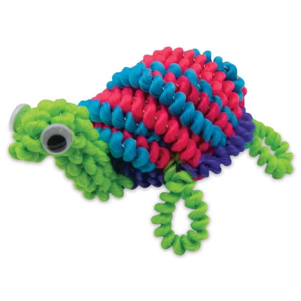 Spiral Chenille Stems - Finished Chenille Turtle made with Spiral Stems