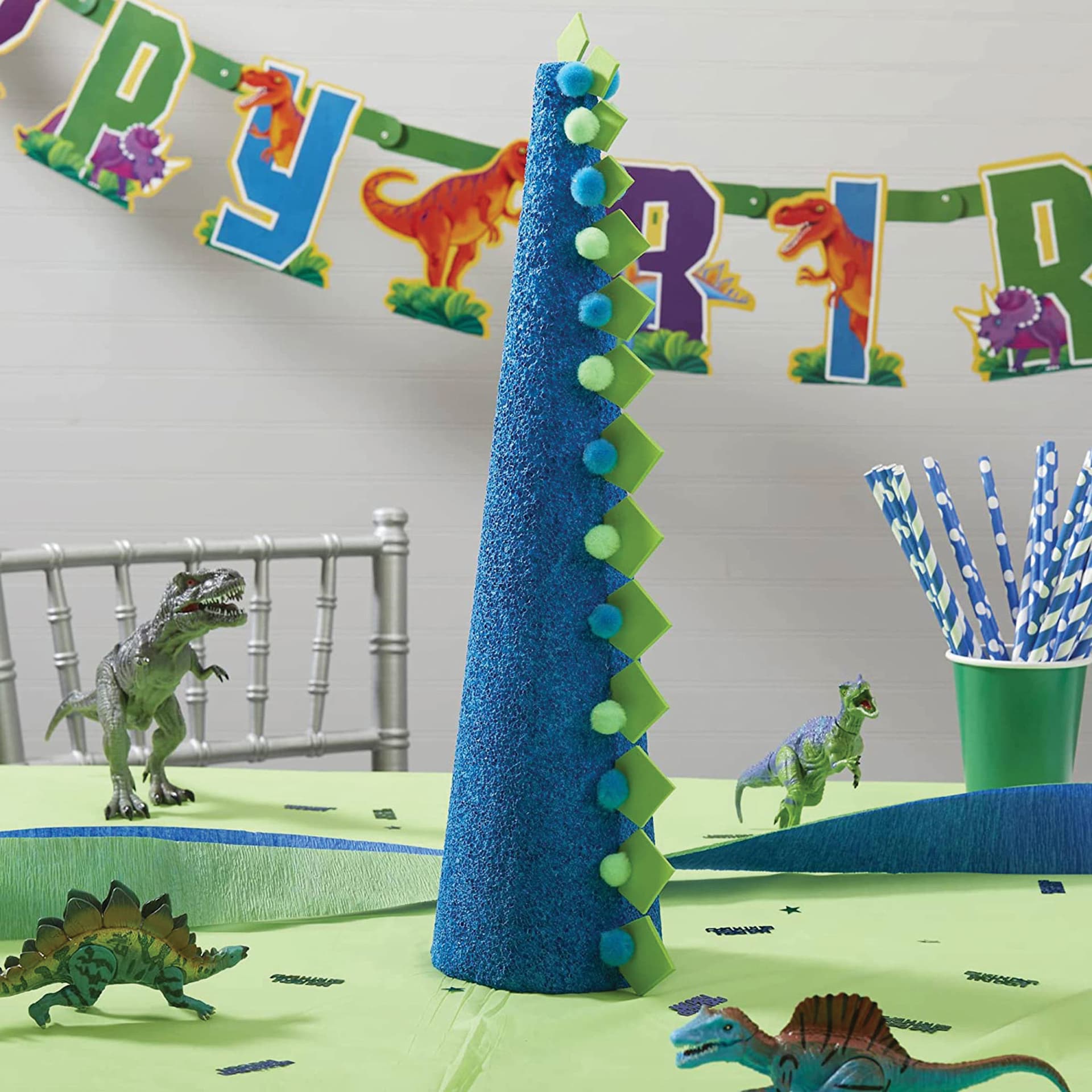 FloraCraft CraftFōM Blocks and Shapes - Cone, 3.8" x 14.8", dinosaur craft made with cone shape