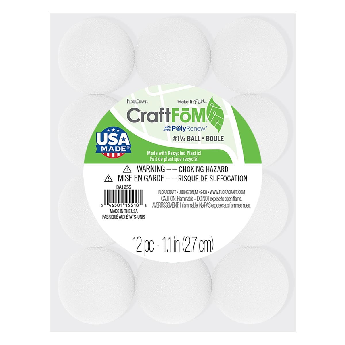 CraftFoM 1.25" - 12/Pkg.