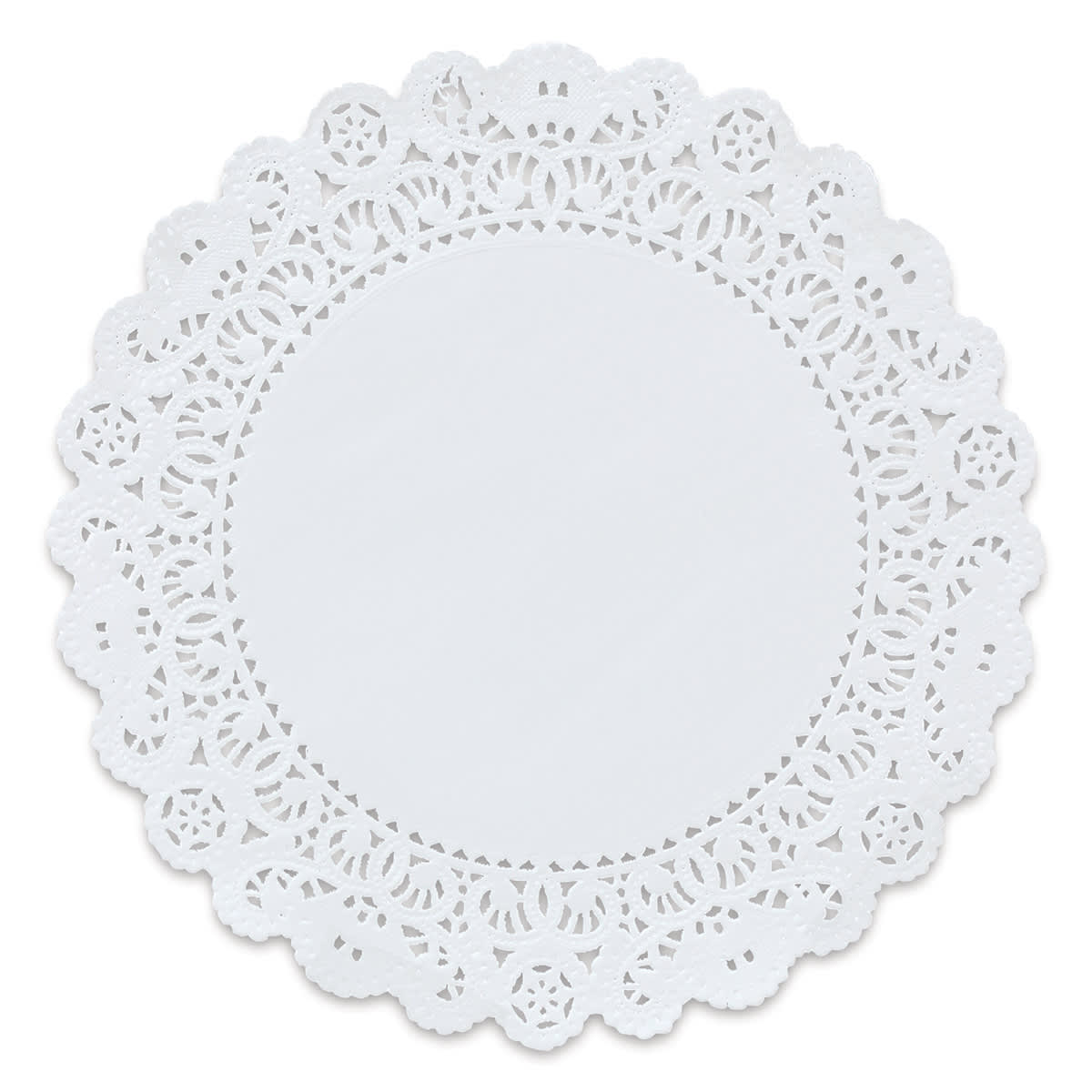 Hygloss Paper Doilies - White, Round, 8"