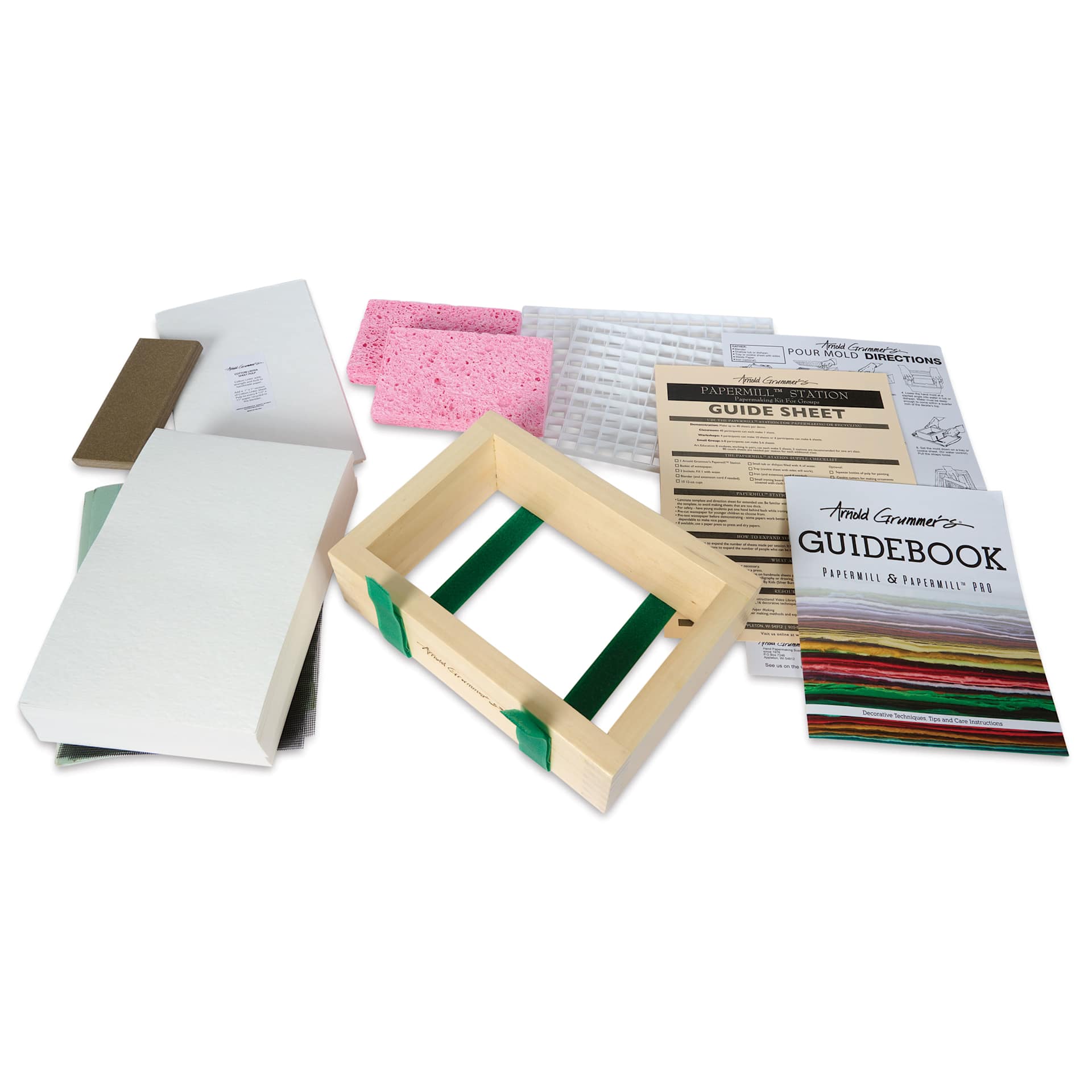 Arnold Grummer's Papermill Station for Groups, kit contents