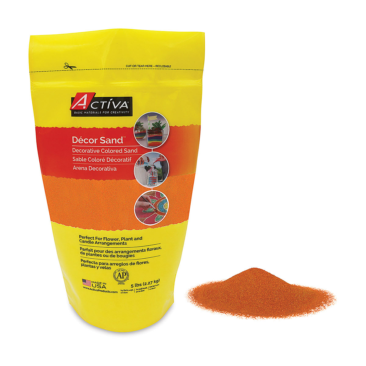 Activa Sand - Orange, 5 lb