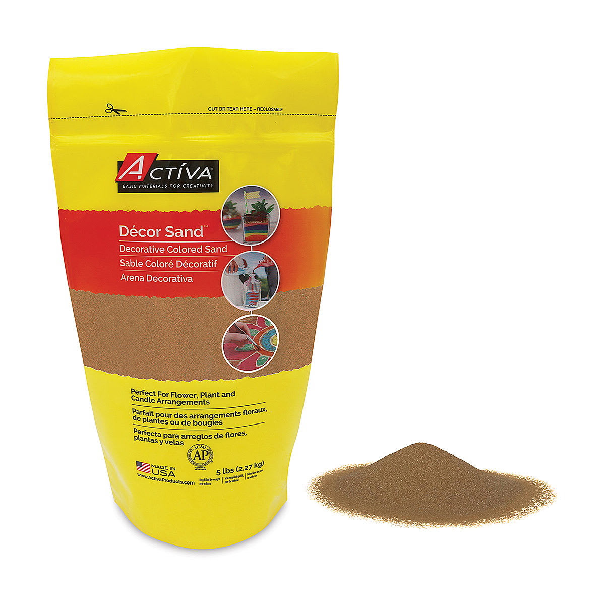 Activa Sand - Cocoa Brown, 5 lb