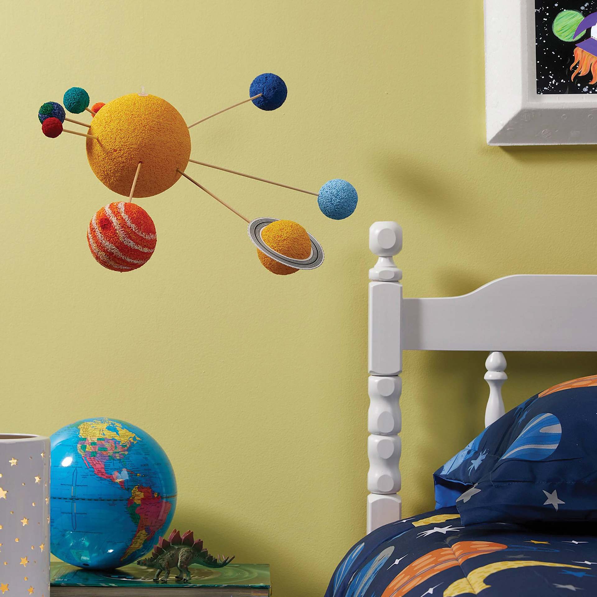FloraCraft CraftFōM Solar System Kit - Hanging 3D Model in Bedroom