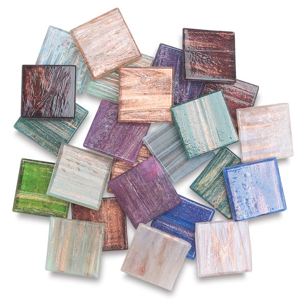Metallic Tiles, Bag of 24