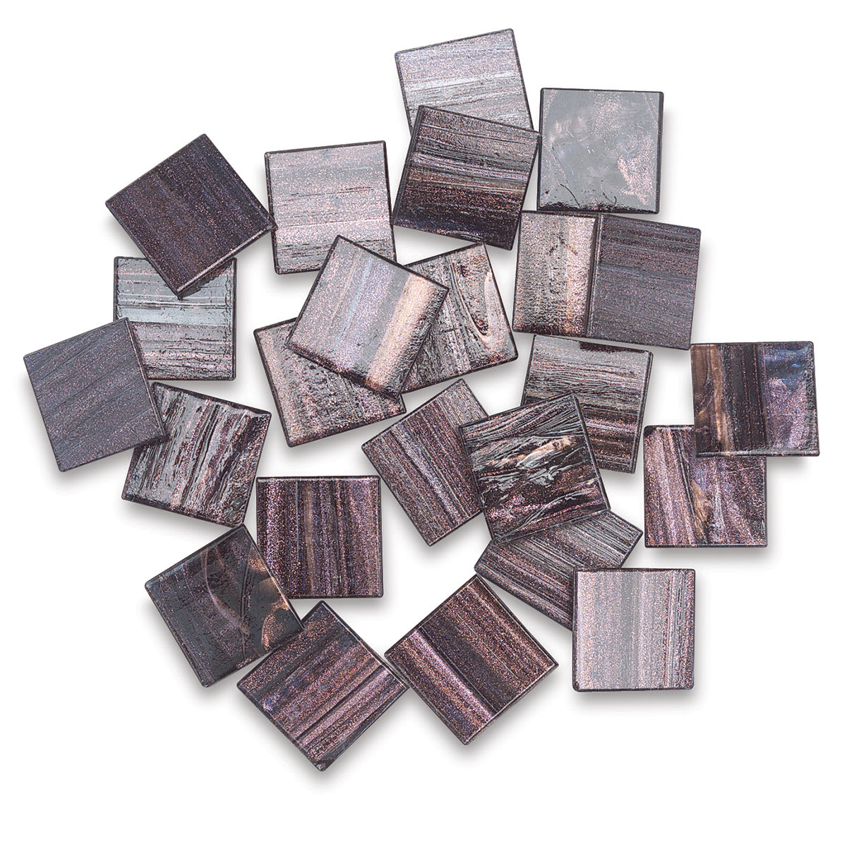 Mosaic Mercantile Metallic Glass Tiles