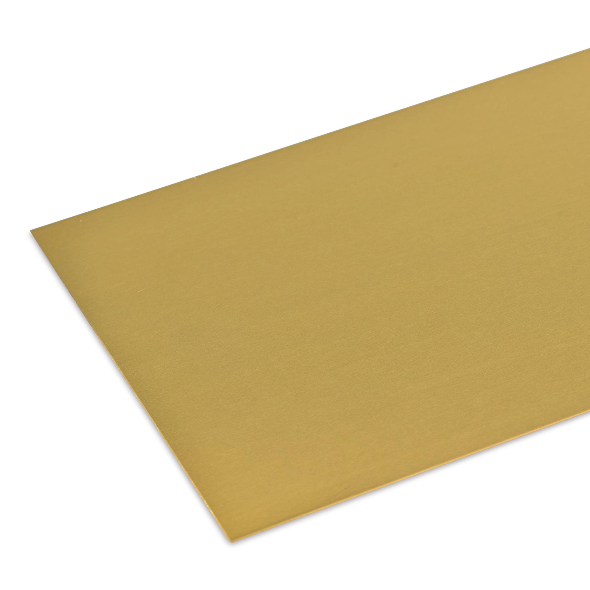 K&S Metal Sheet - Brass, 4" x 10", 0.015" Thick