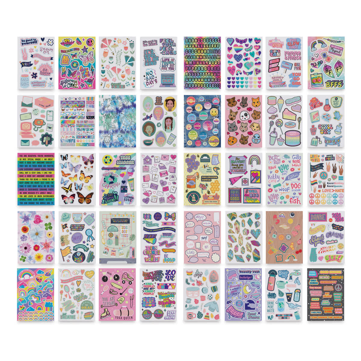 Fashion Angels 1000+ Spread Kindness Sticker Book (40 sticker pages)
