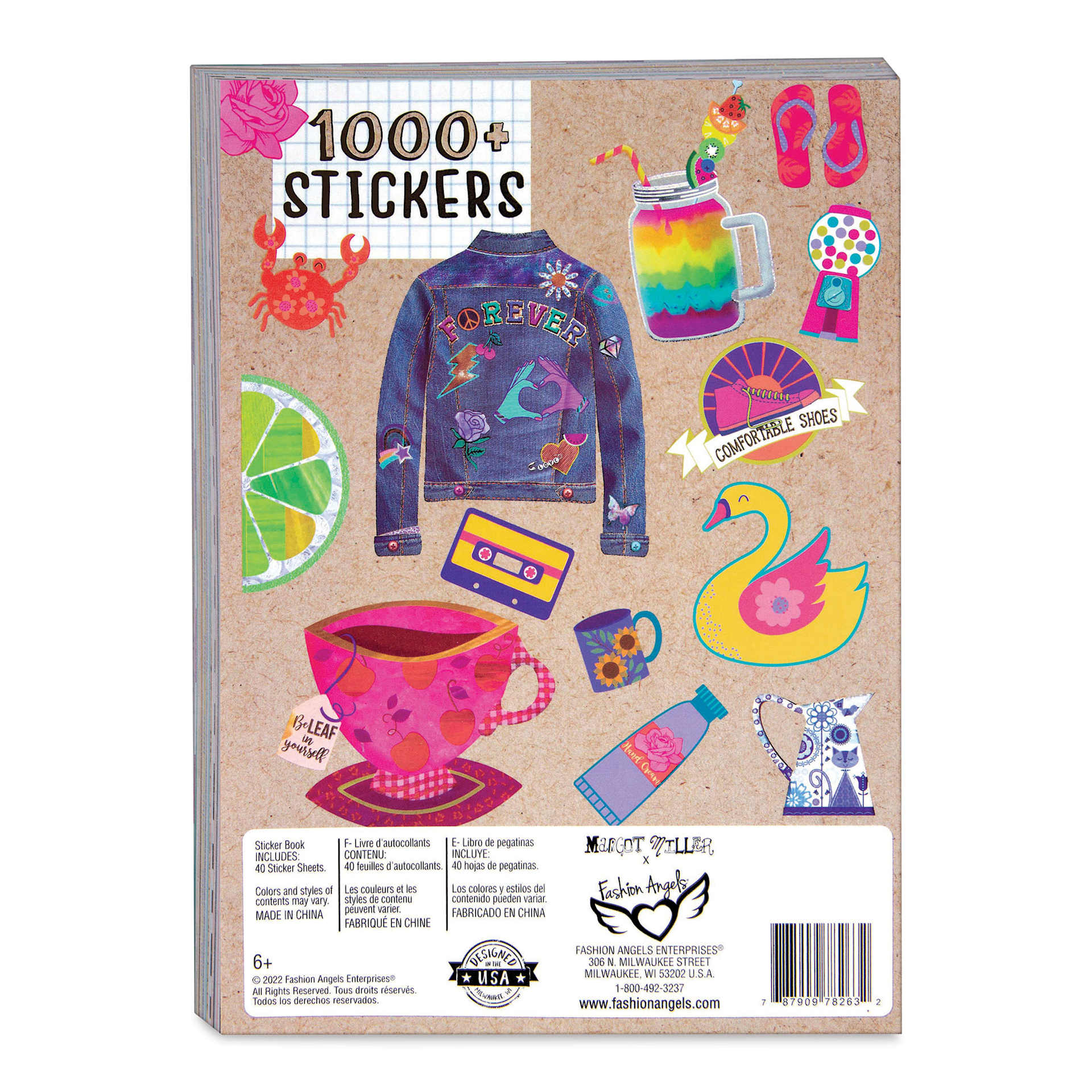 Fashion Angels 1000+ Things to Be Grateful For Sticker Book (back cover)